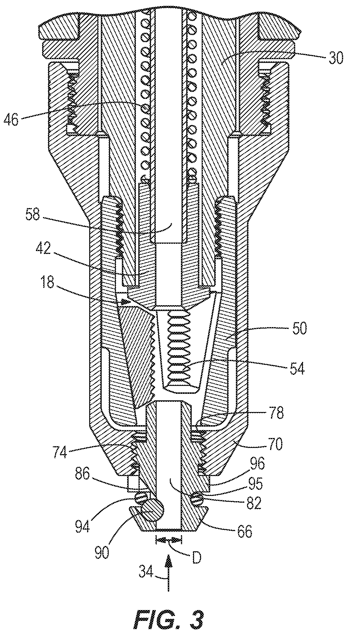 Patent US12303967 Figure 3 – Set of nosepieces for a rivet setting tool