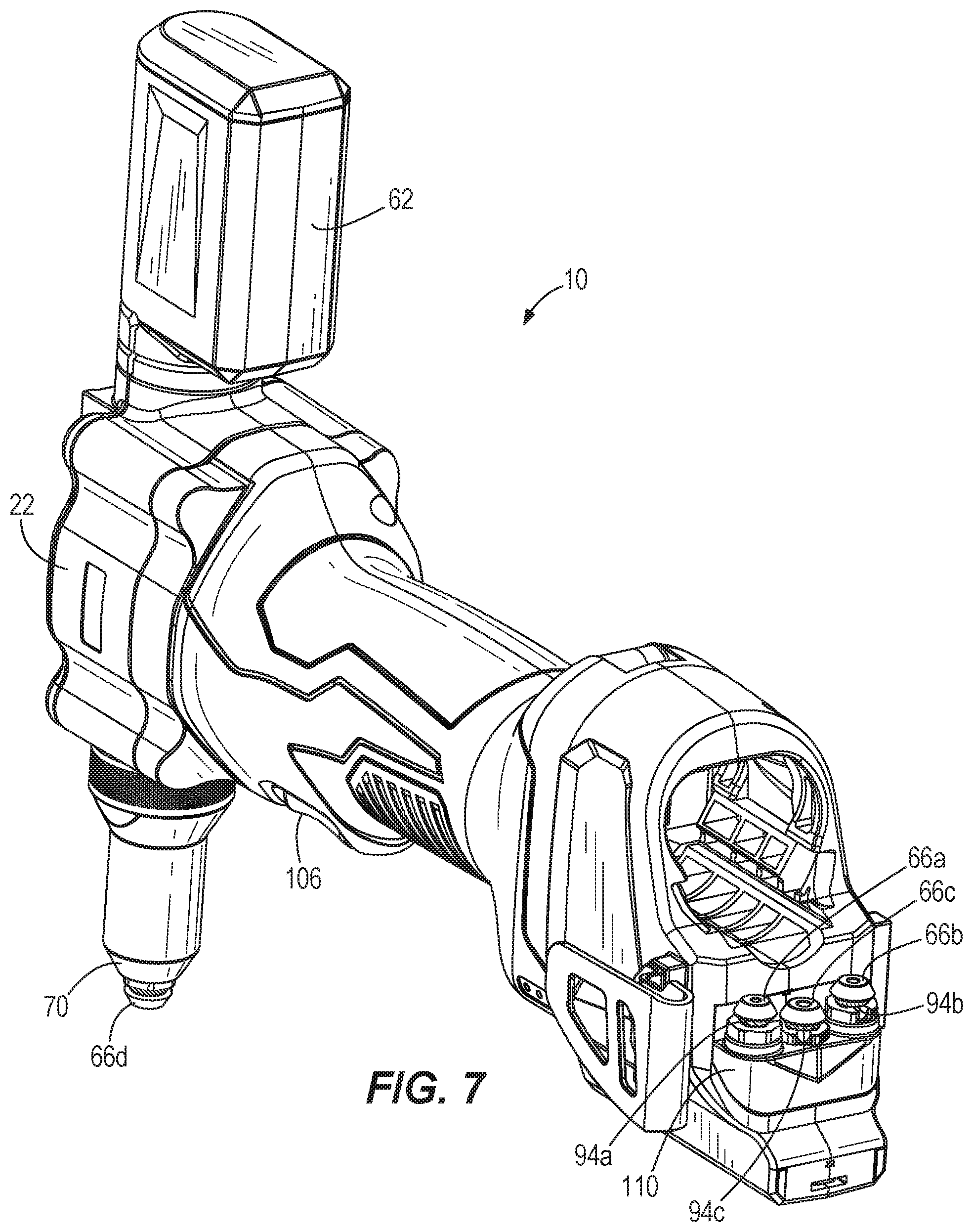 Patent US12303967 Figure 6 – Set of nosepieces for a rivet setting tool