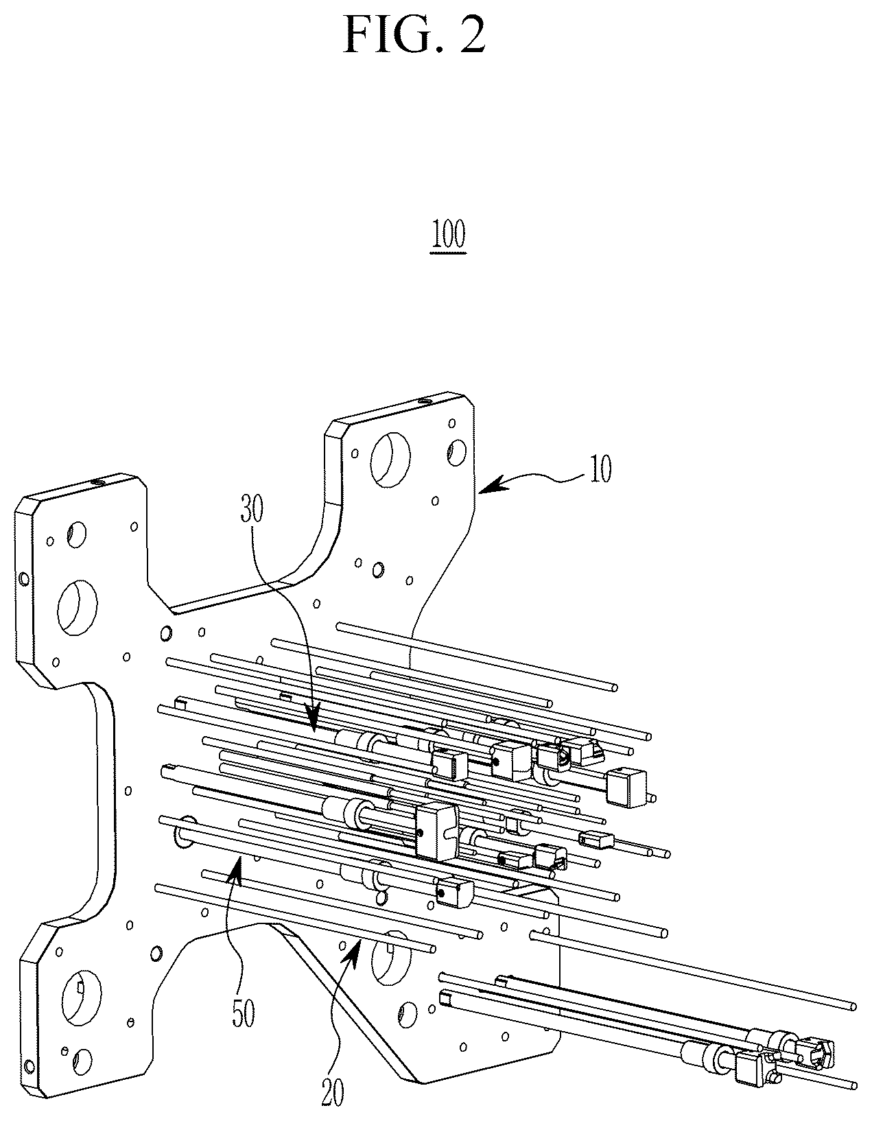 Patent US12303972 Figure 2 – Ejecting device for die casting