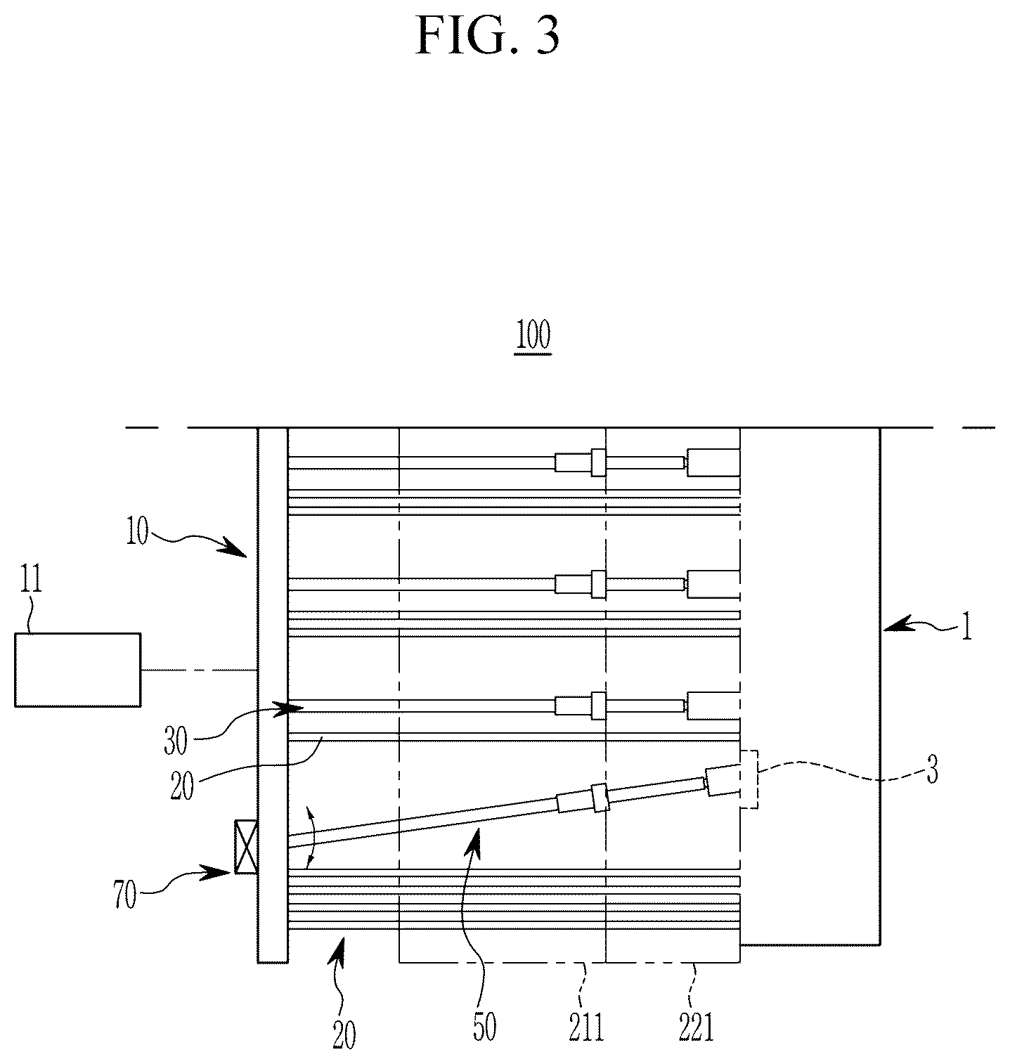 Patent US12303972 Figure 3 – Ejecting device for die casting