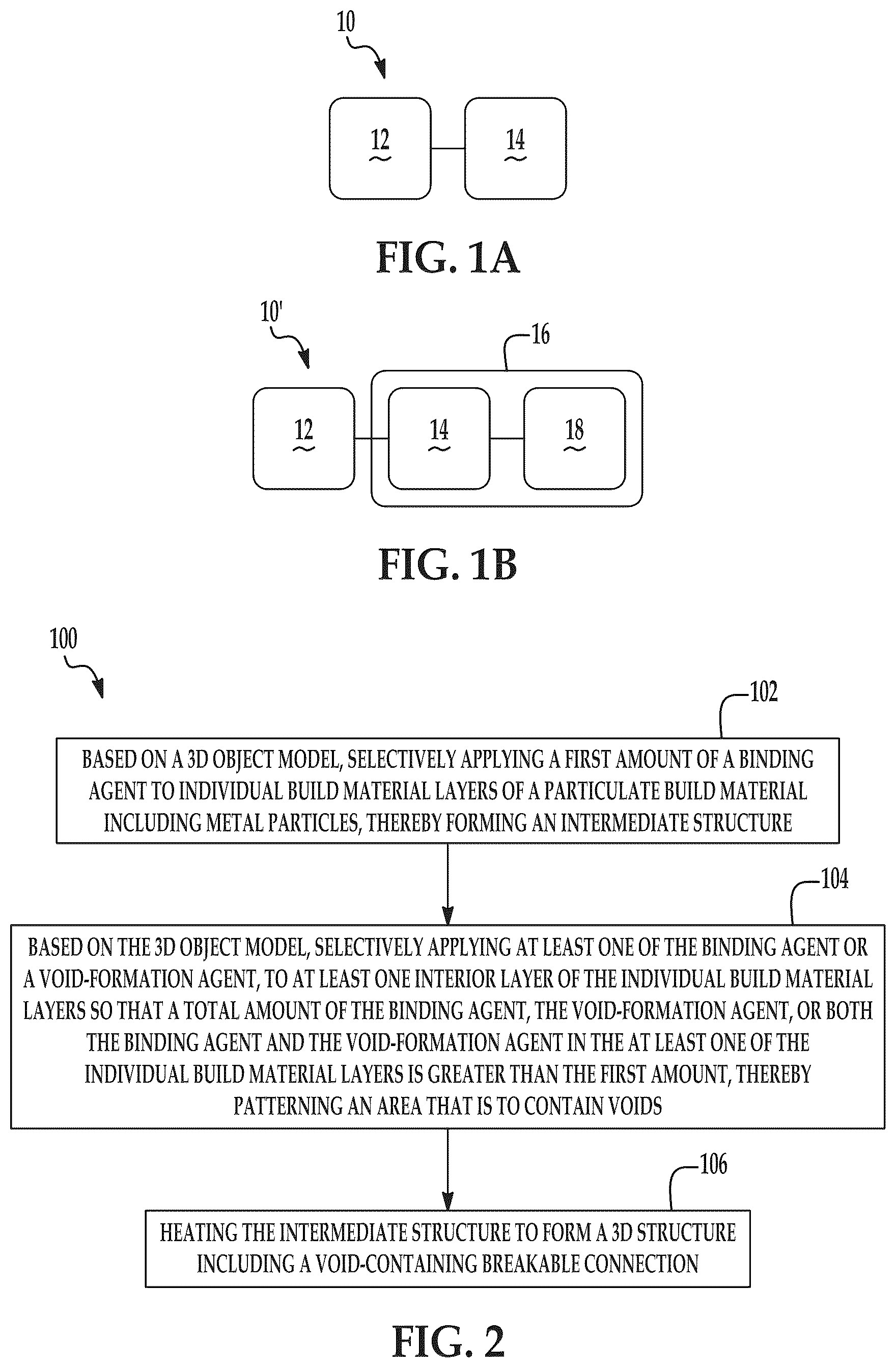 Patent US12303974 Figure 1 – Three-dimensional printing