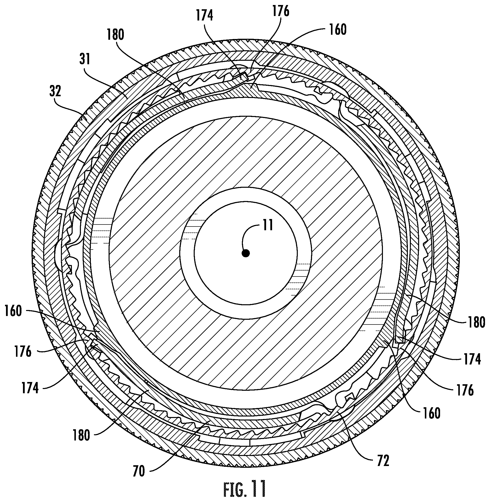 Patent US12303984 Figure 11 – Chuck with lock sleeve