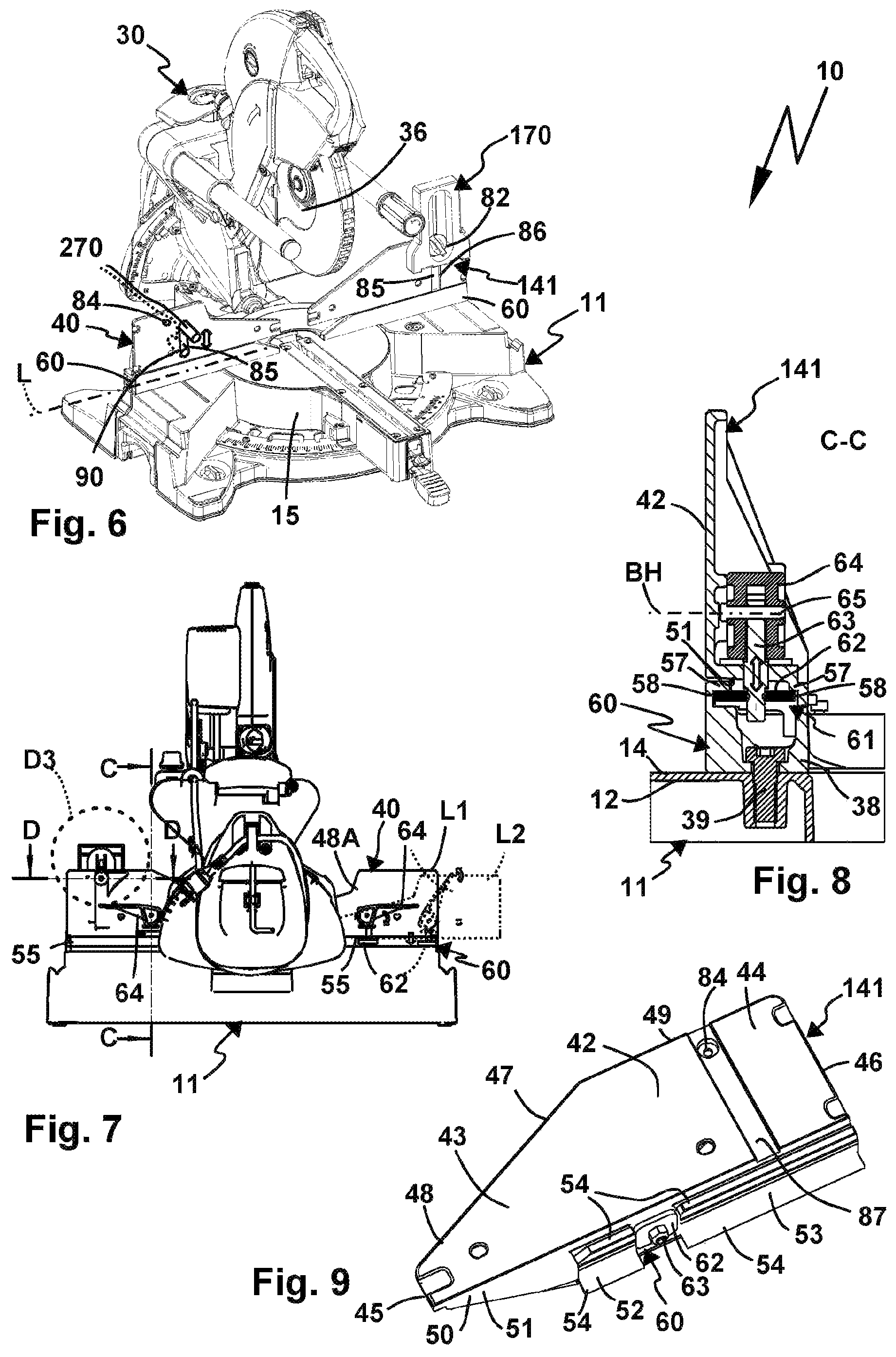 Patent US12303988 Figure 3 – Machine tool comprising a lateral contact body and an abutment body