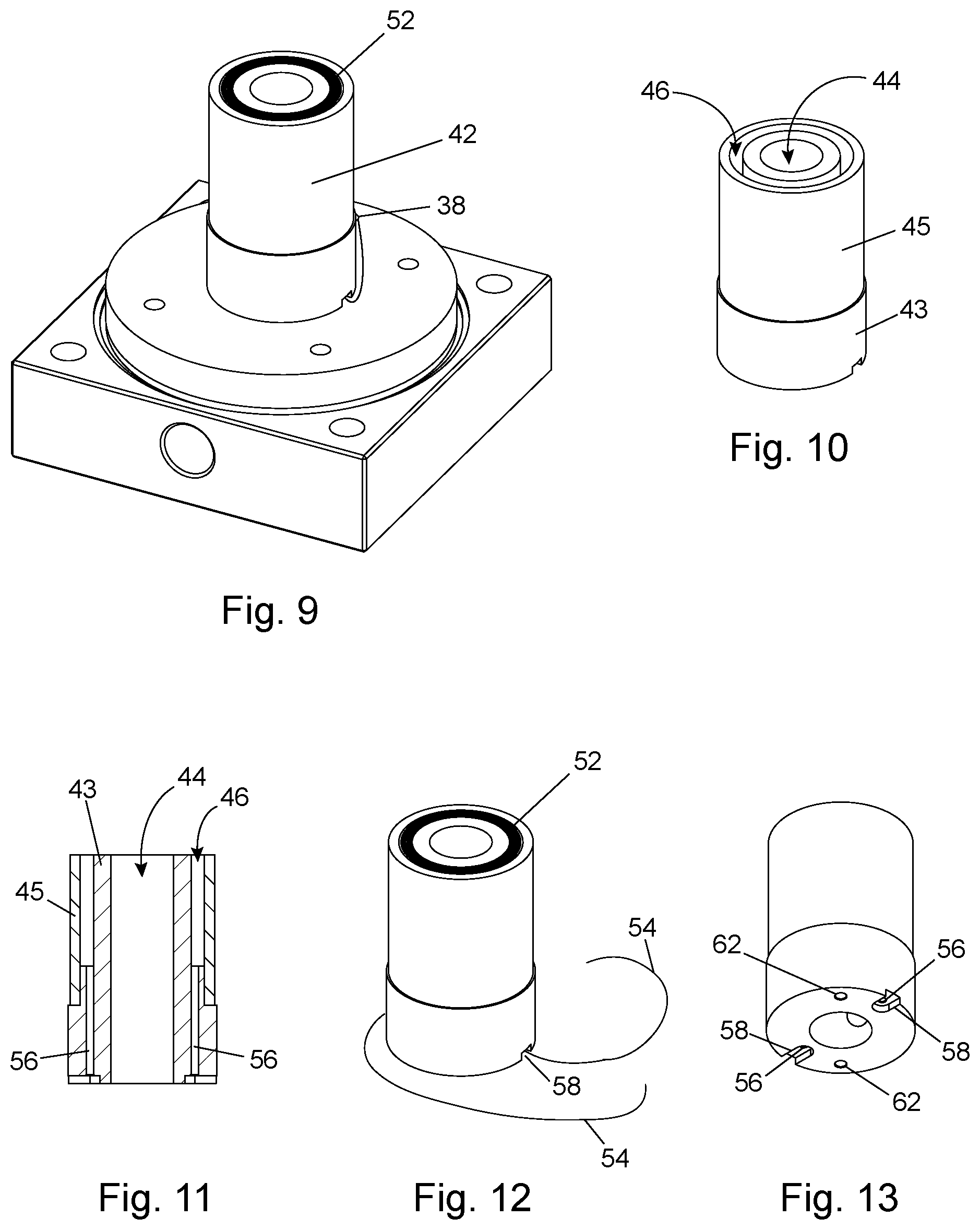 Patent US12303989 Figure 4 – Actuators for power tool safety systems