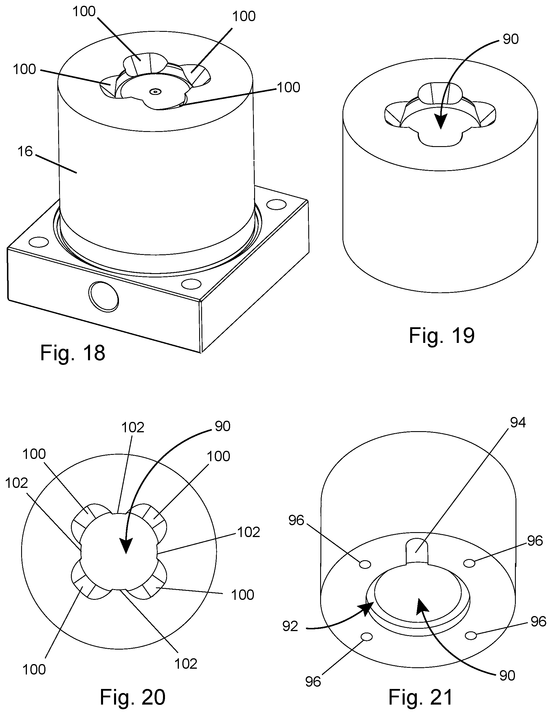 Patent US12303989 Figure 6 – Actuators for power tool safety systems