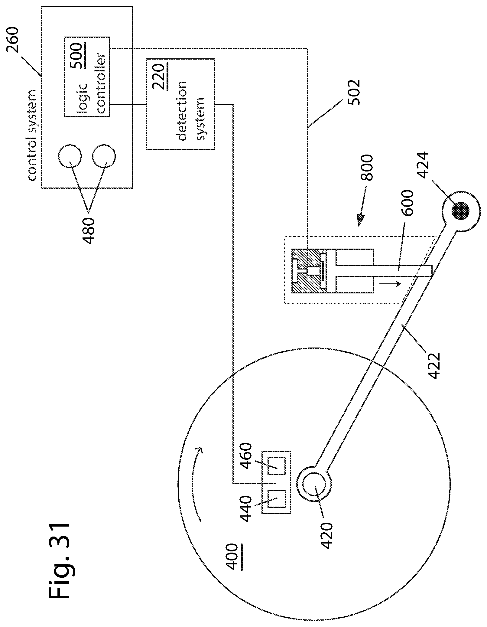 Patent US12303989 Figure 15 – Actuators for power tool safety systems