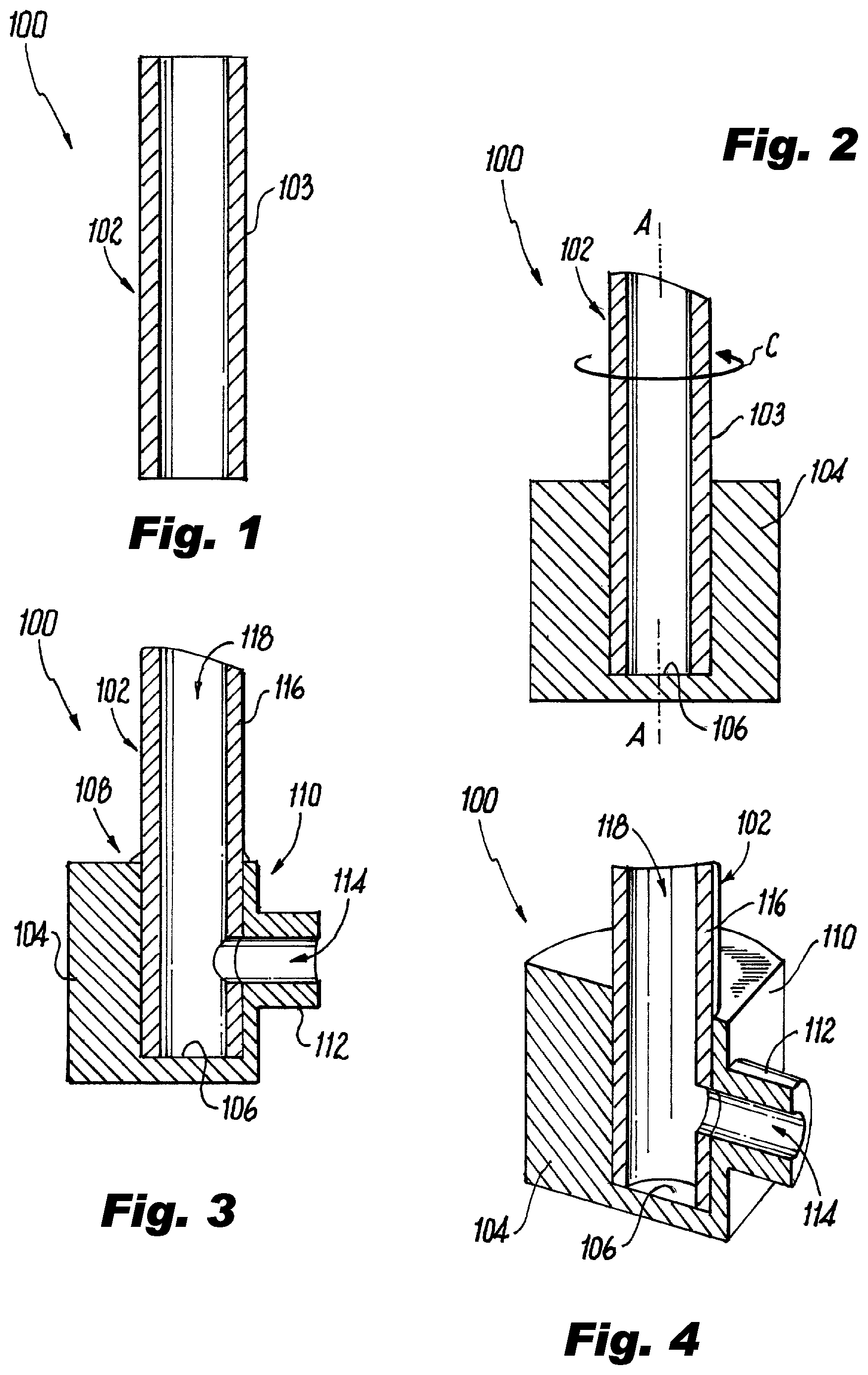 Patent US12303991 Figure 1 – Material deposition for fuel nozzle joint