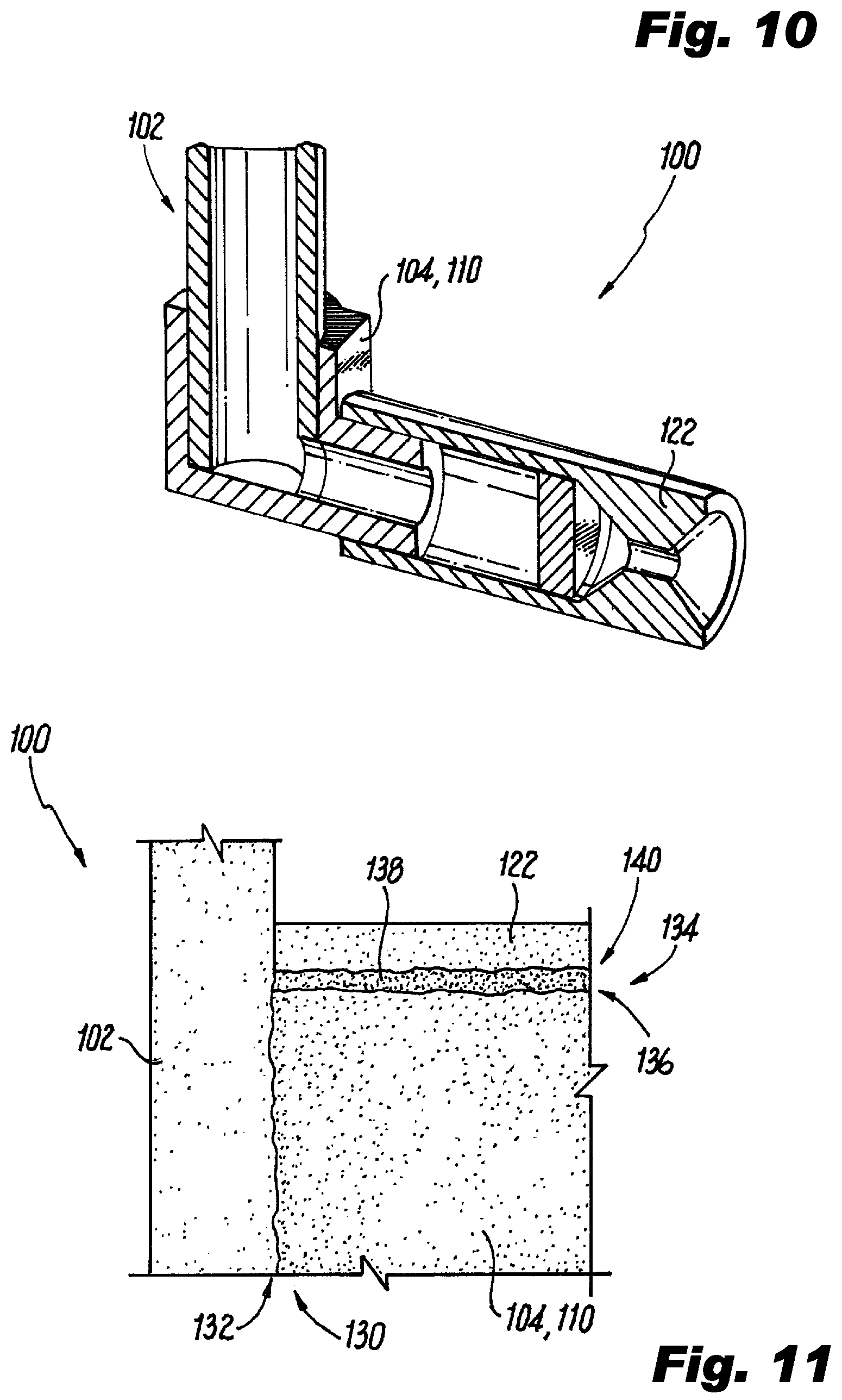 Patent US12303991 Figure 4 – Material deposition for fuel nozzle joint