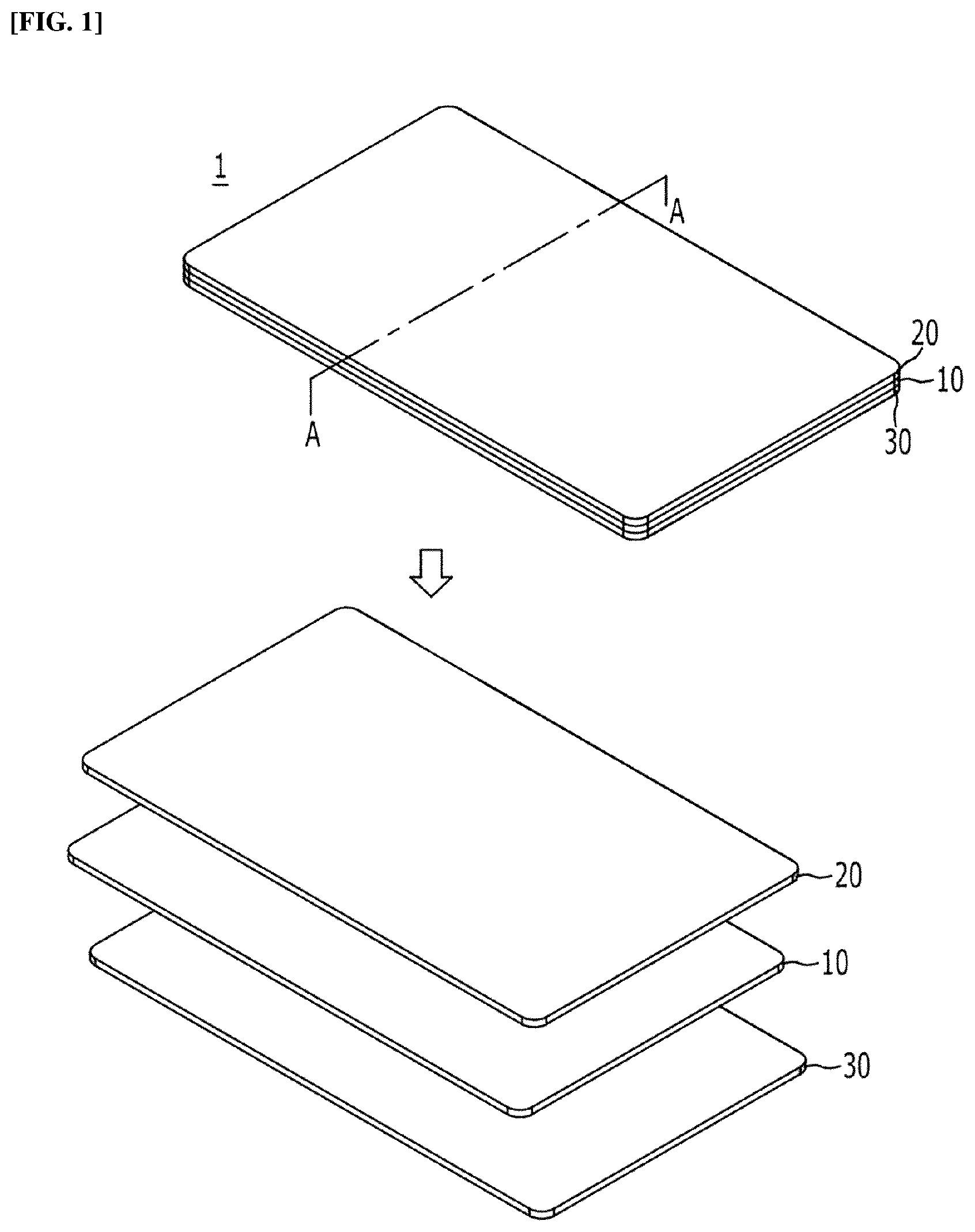 Patent US12303992 — Hybrid base plate — Figure 1