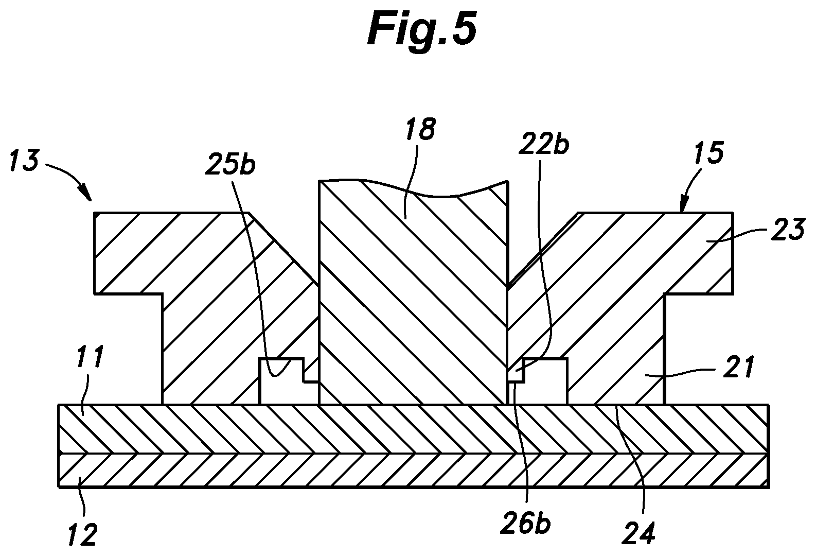 Patent US12303996 Figure 5 – Welded structure and friction stir welding device