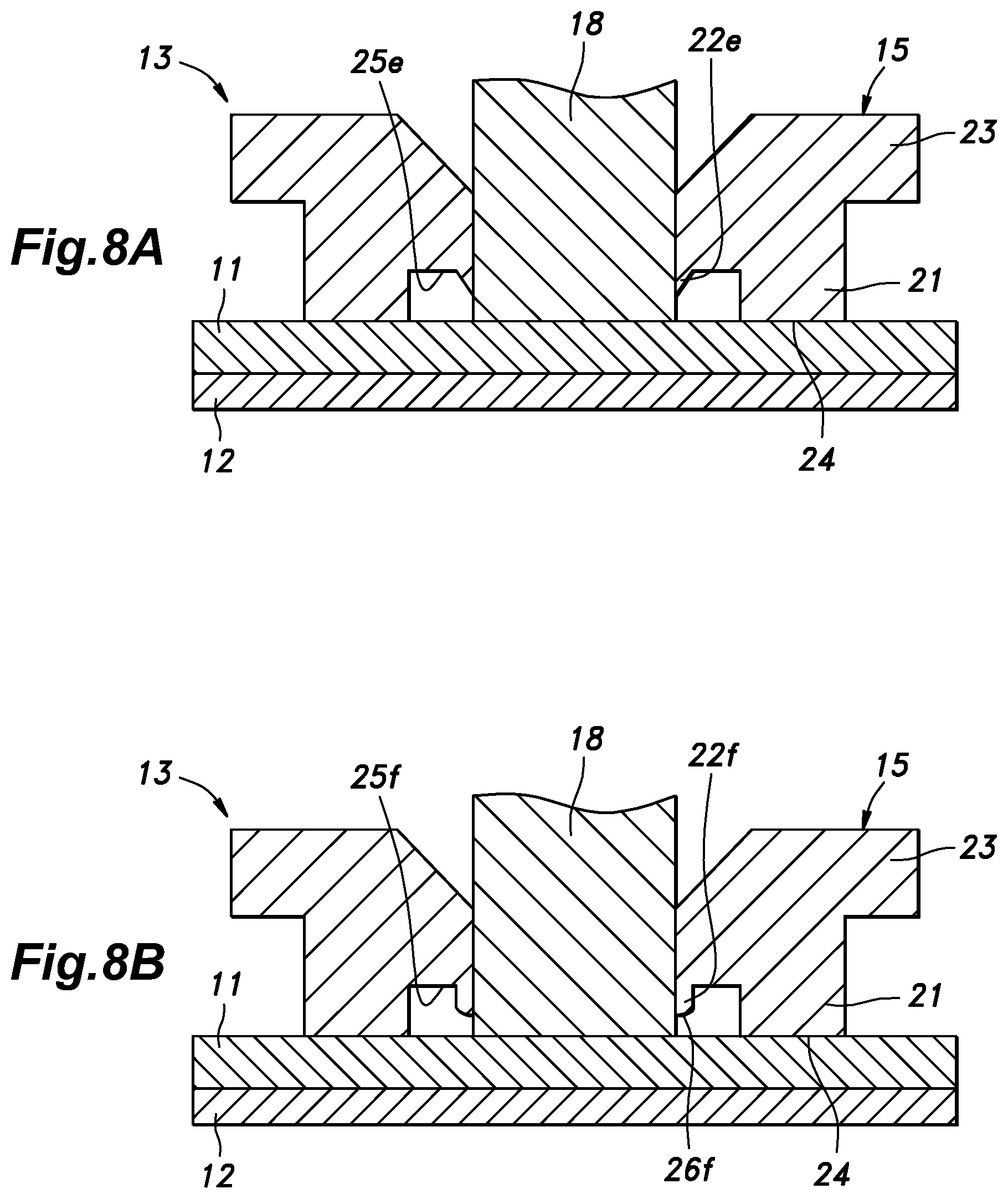 Patent US12303996 Figure 8 – Welded structure and friction stir welding device