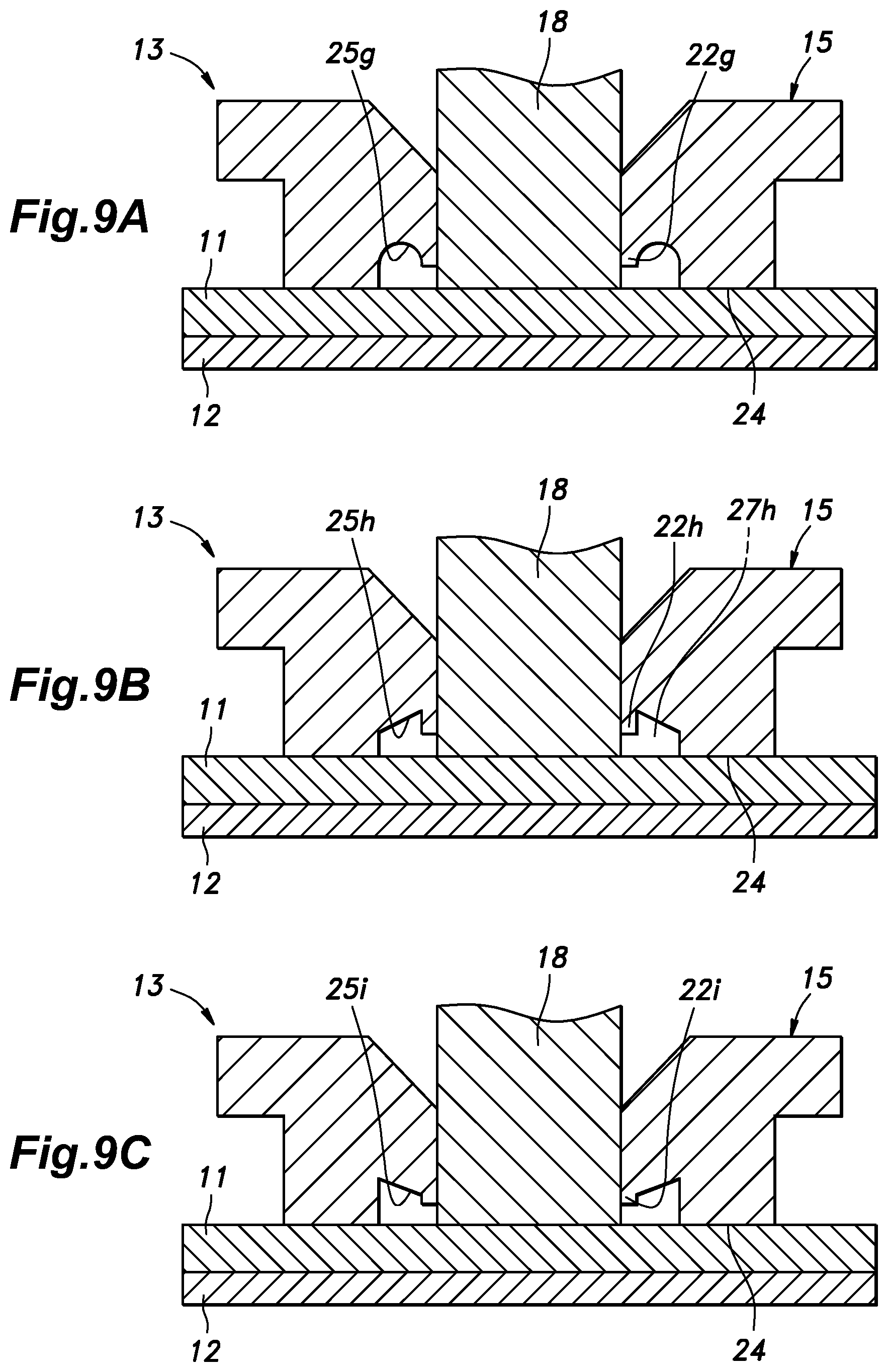 Patent US12303996 Figure 9 – Welded structure and friction stir welding device