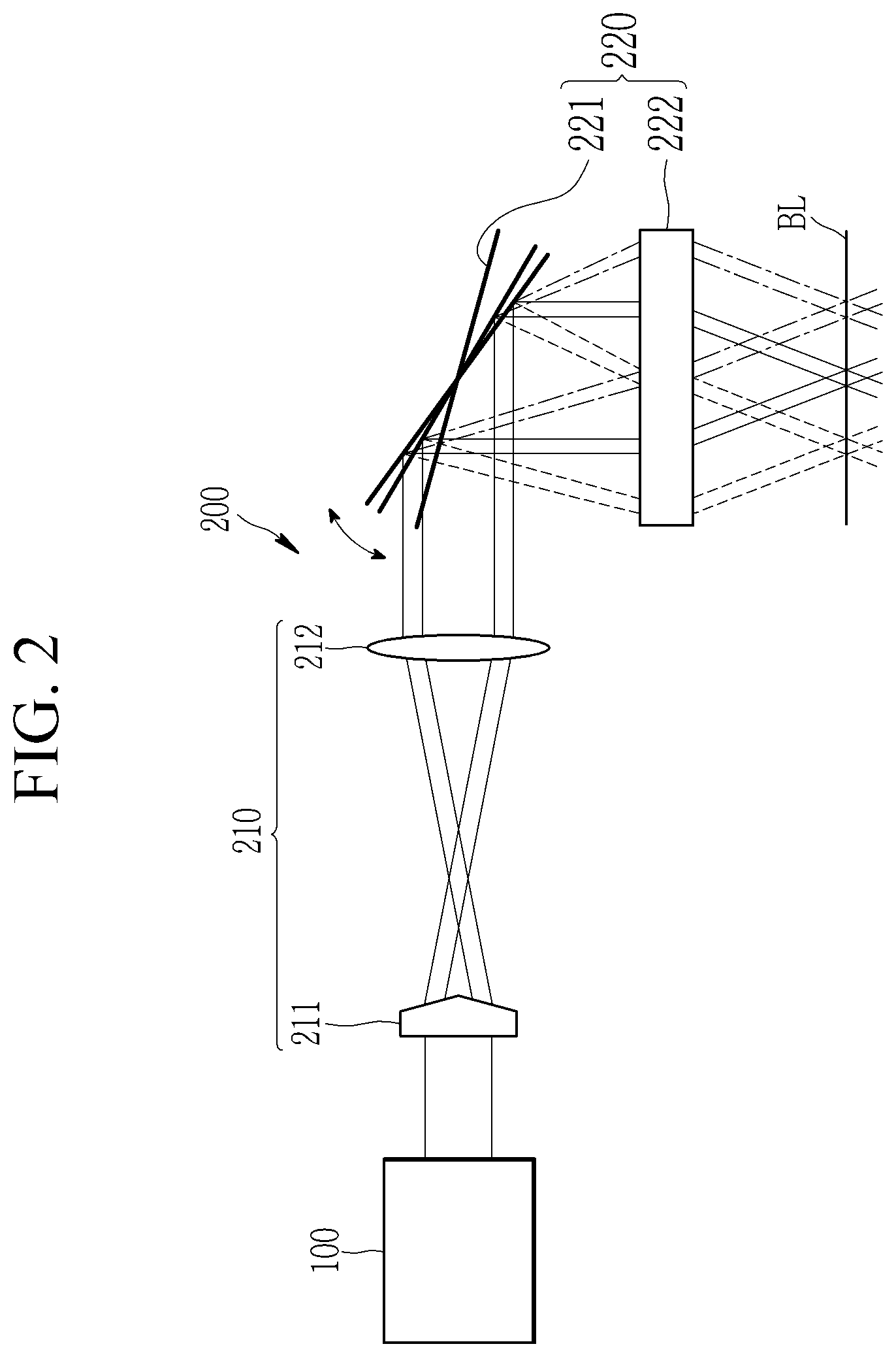 Patent US12303999 Figure 2 – Laser processing system using Bessel beam and method for processing workpiece using Bessel beam