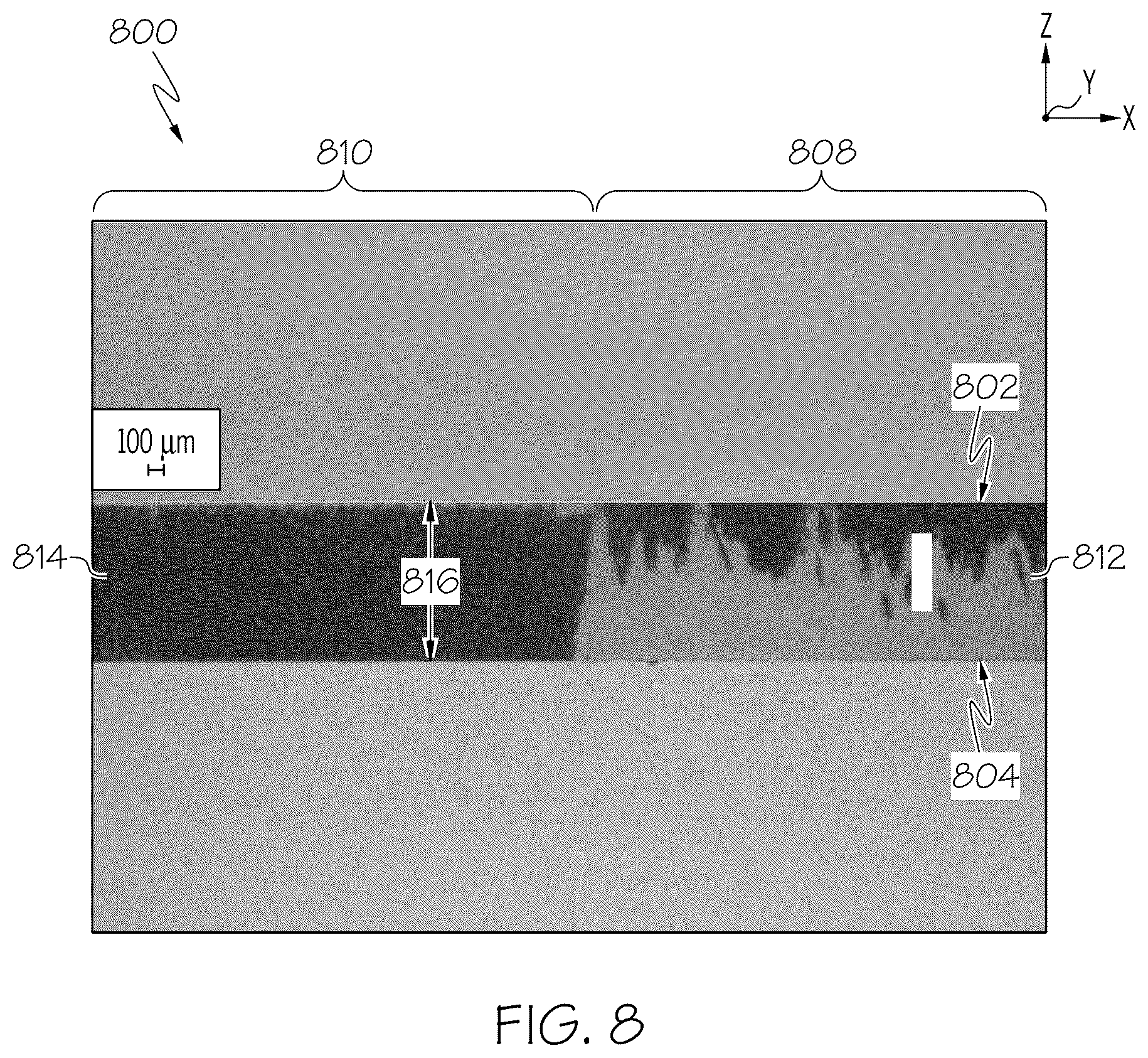 Patent US12304005 Figure 12 – Sacrificial layers to enable laser cutting of textured substrates