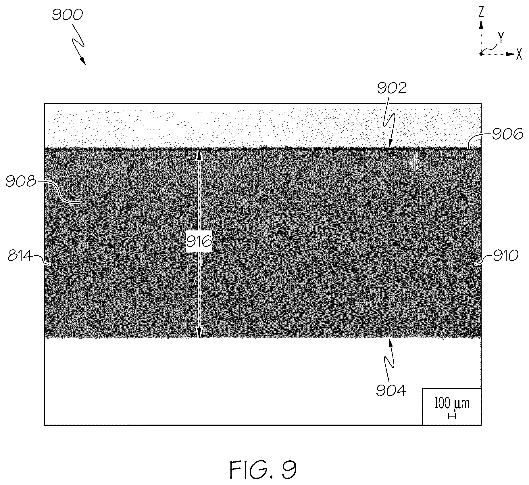 Patent US12304005 Figure 13 – Sacrificial layers to enable laser cutting of textured substrates
