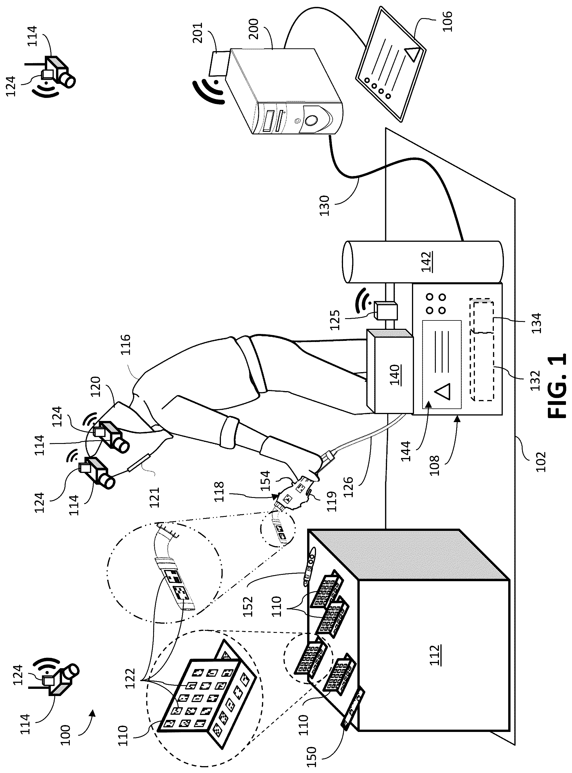 Patent US12304007 Figure 1 – Virtual markings in welding systems