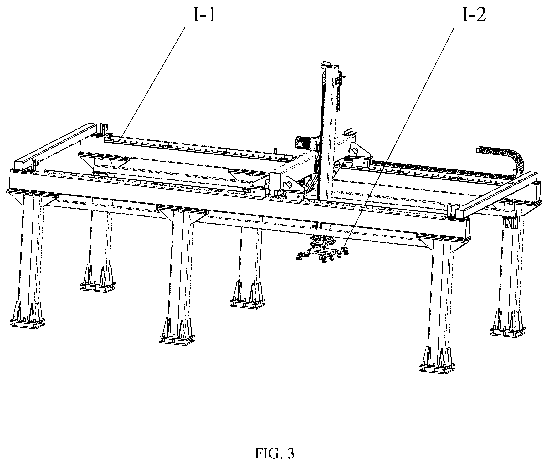 Patent US12304010 Figure 3 – Production line for welding automotive rear floor panel and method thereof