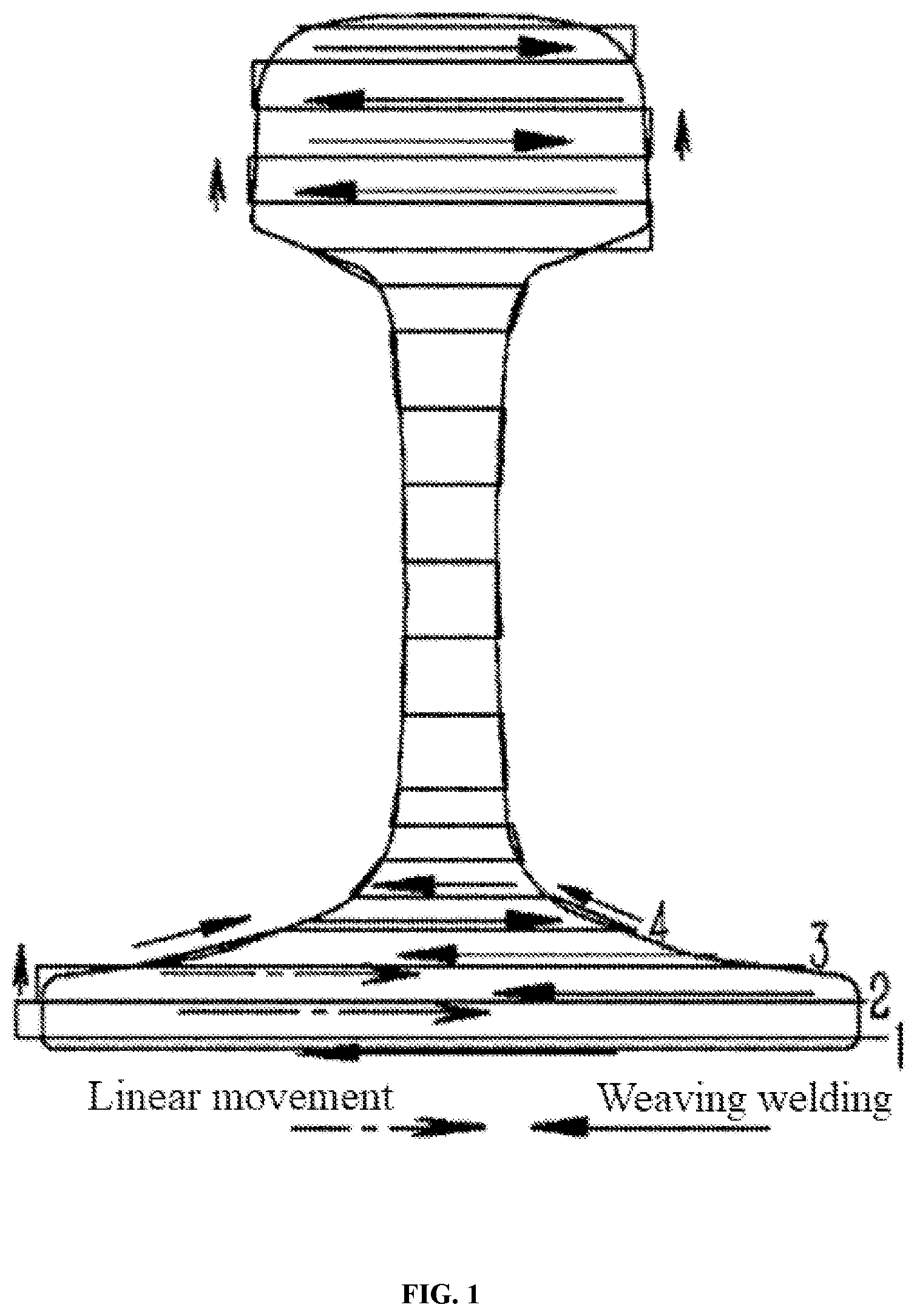 Patent US12304011 Figure 1 – Rail welding method and device