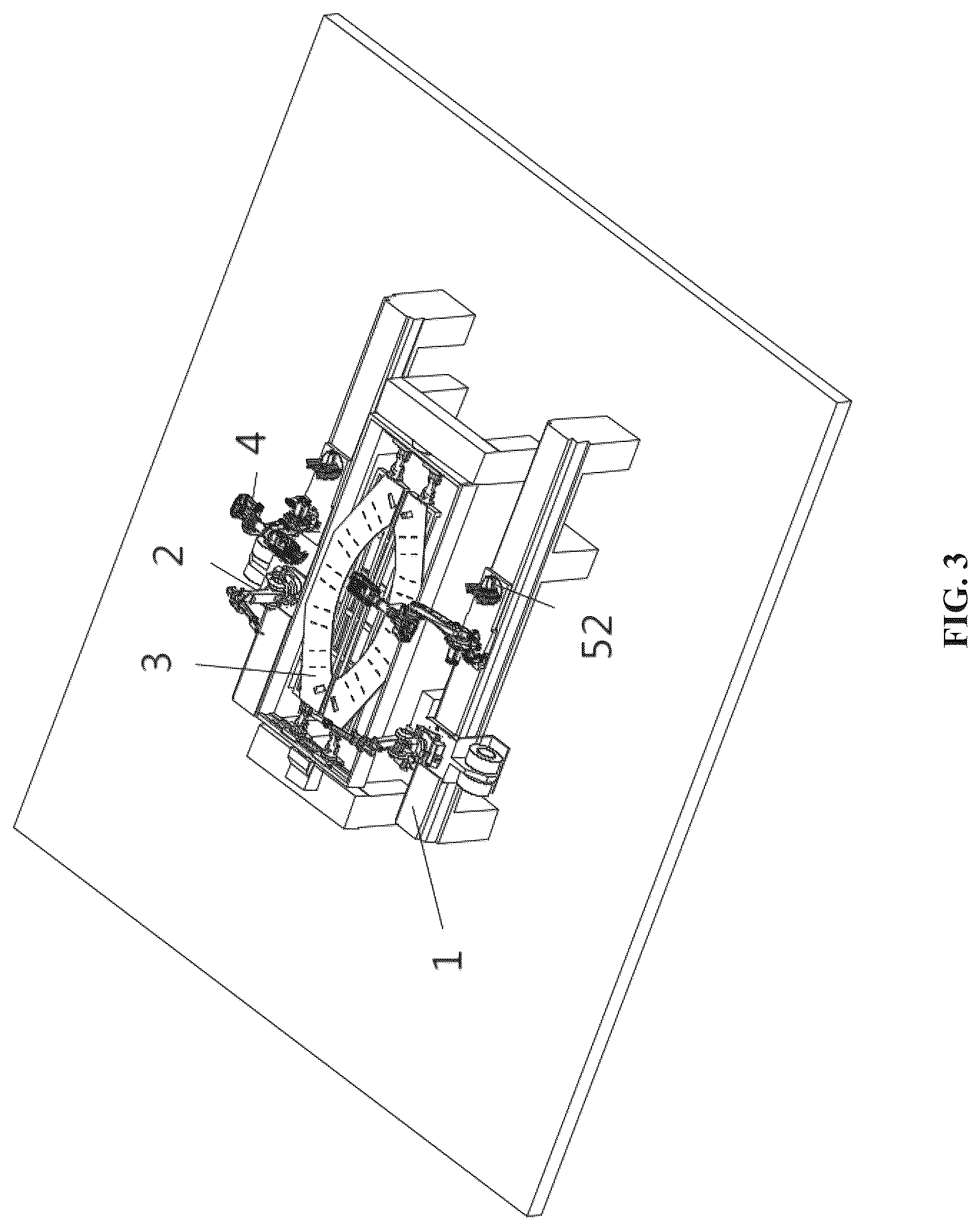 Patent US12304014 Figure 3 – Automatic welding production line for large complex workpiece and production method