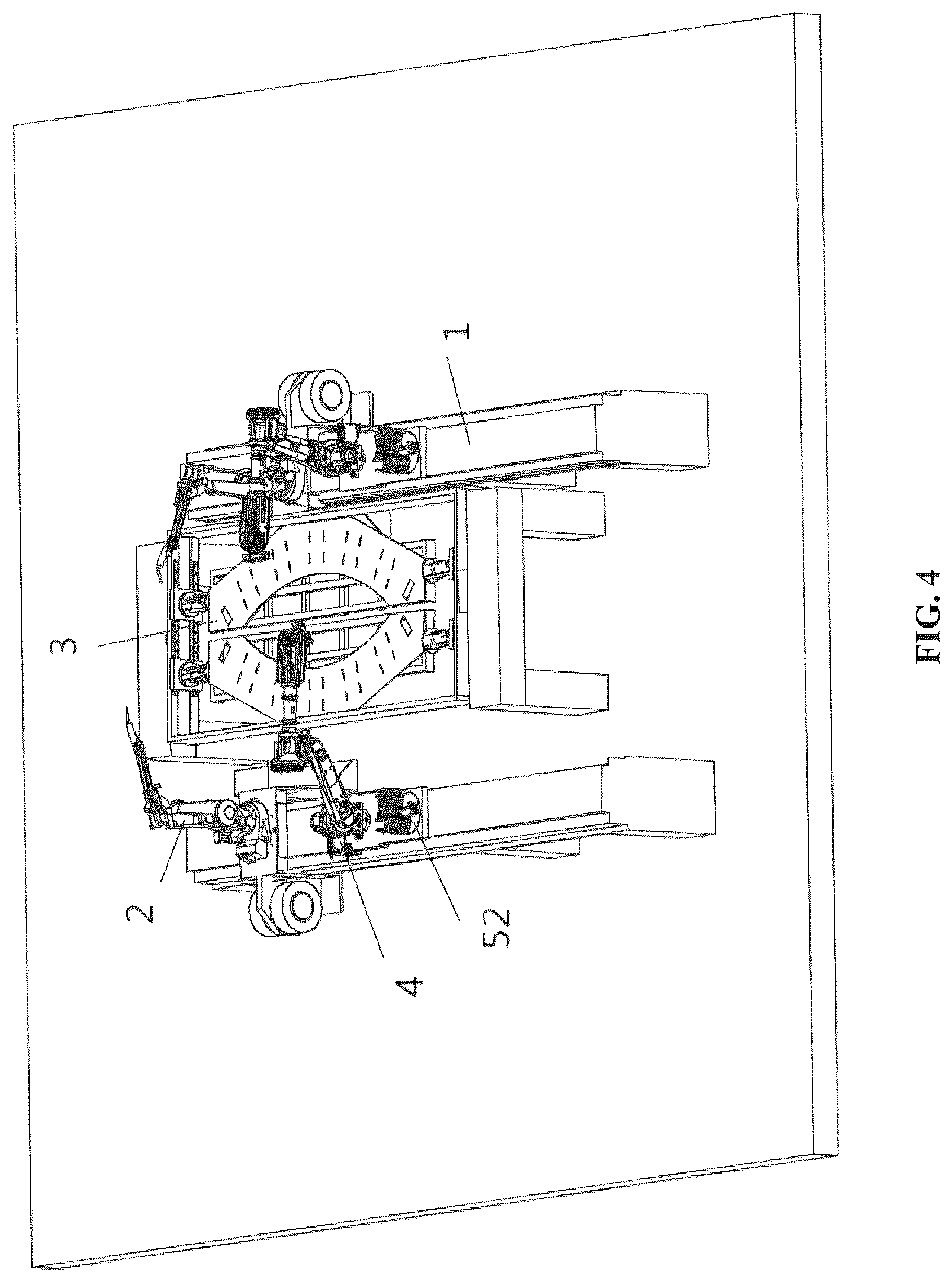 Patent US12304014 Figure 4 – Automatic welding production line for large complex workpiece and production method