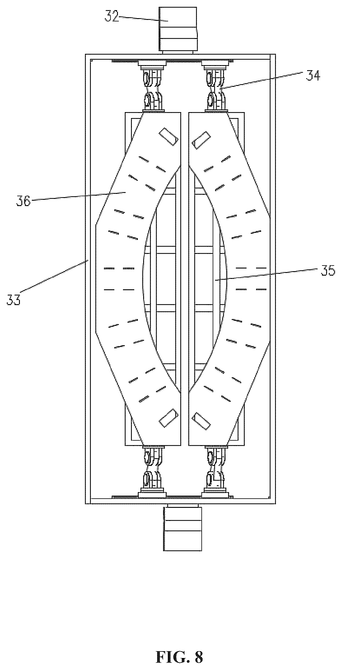 Patent US12304014 Figure 8 – Automatic welding production line for large complex workpiece and production method