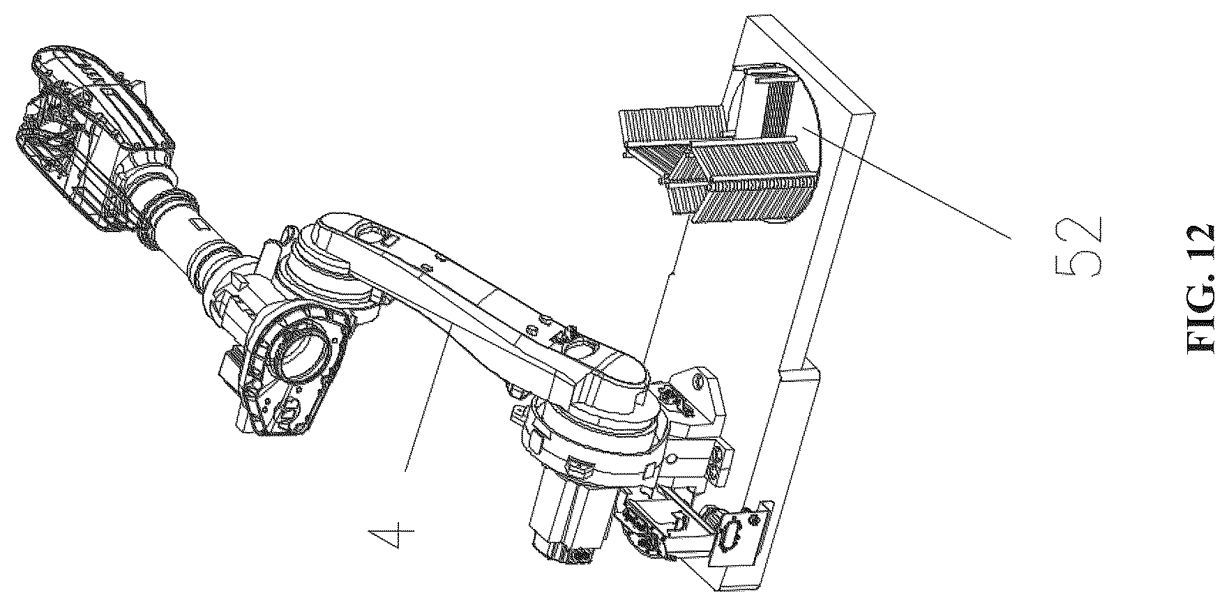 Patent US12304014 Figure 12 – Automatic welding production line for large complex workpiece and production method