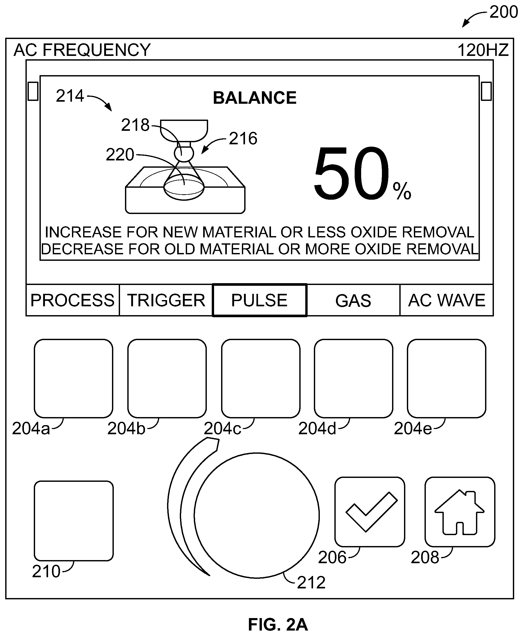Patent US12304015 Figure 2 – Systems and methods to provide visual assistance for selection of welding parameters