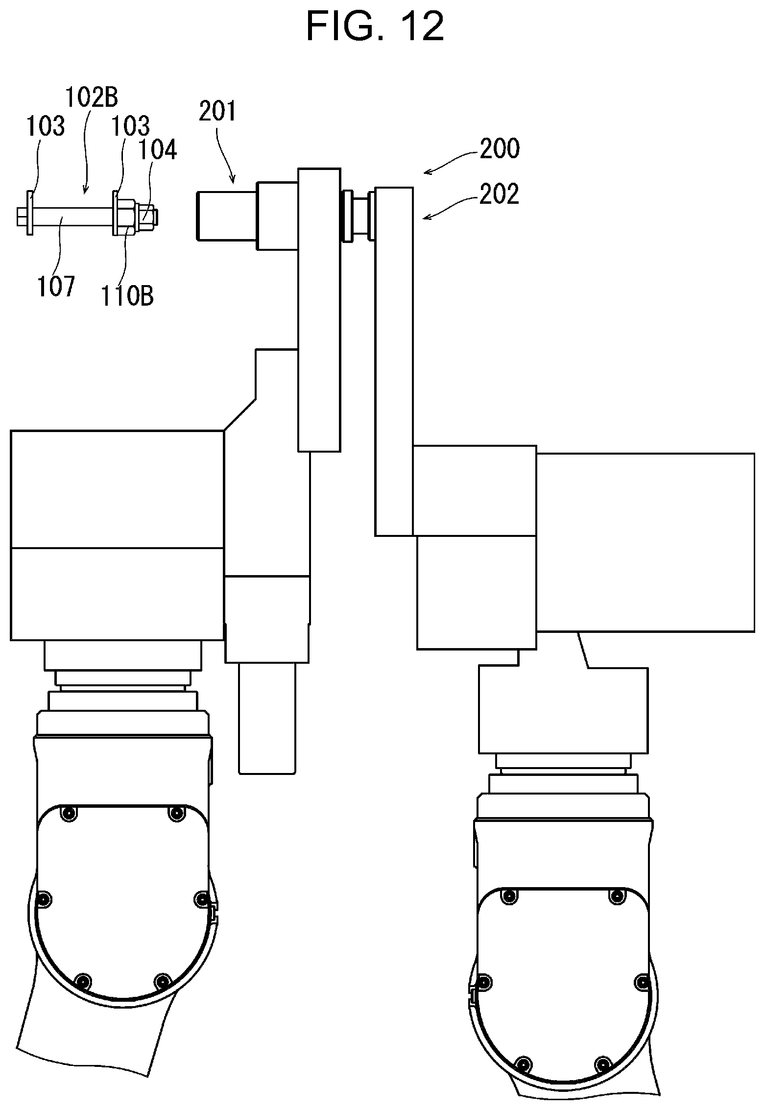 Patent US12304017 Figure 9 – Wheel alignment adjusting device