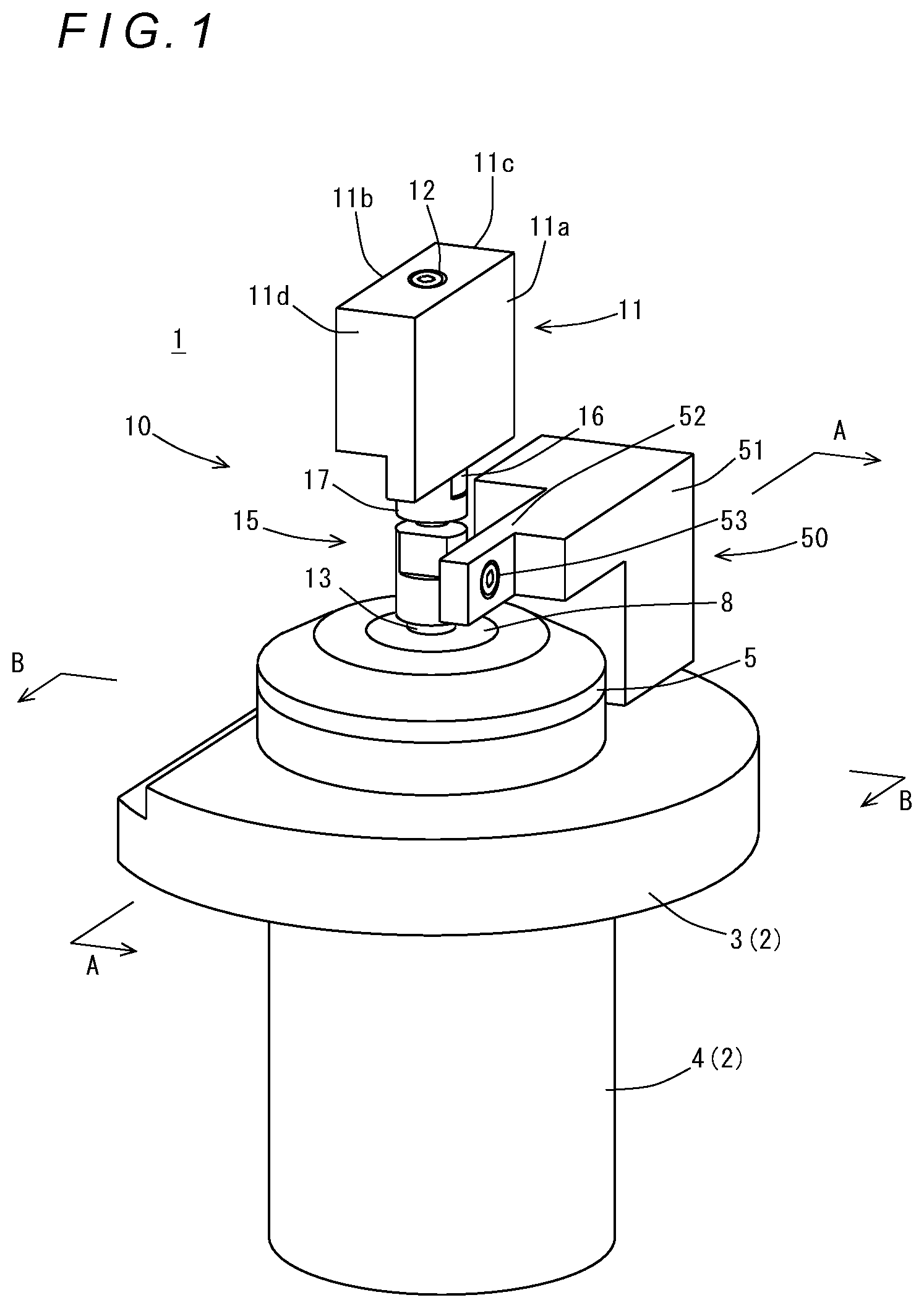 Patent US12304022 Figure 1 – Touching detection device