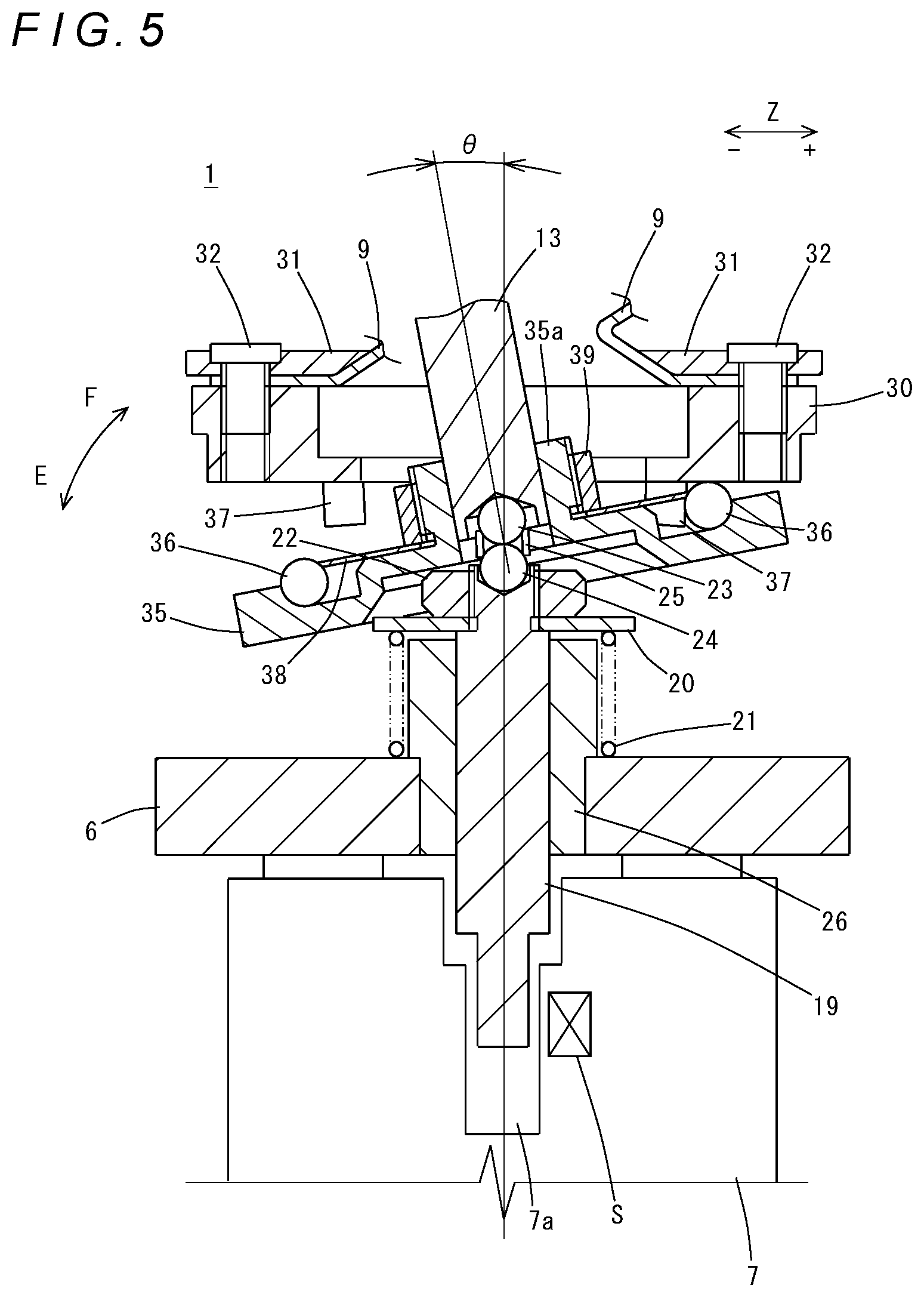 Patent US12304022 Figure 5 – Touching detection device