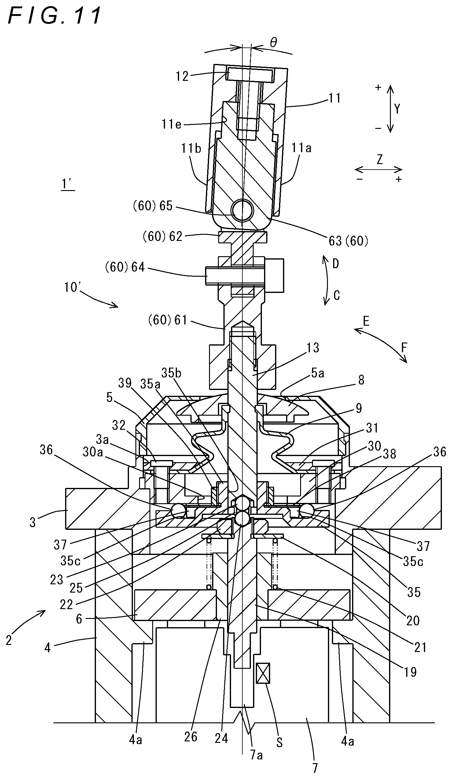 Patent US12304022 Figure 9 – Touching detection device