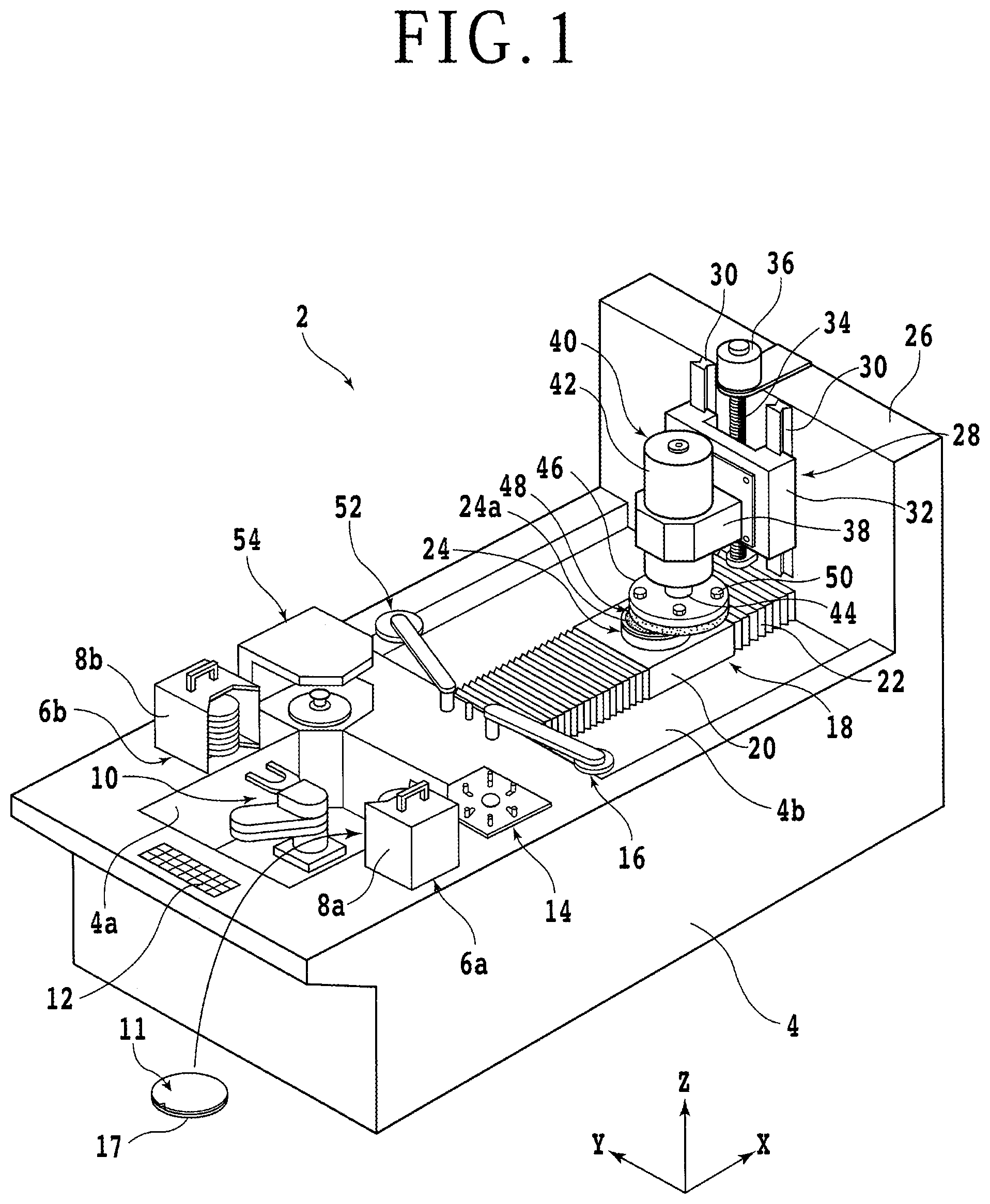 Patent US12304024 Figure 1 – Polishing tool