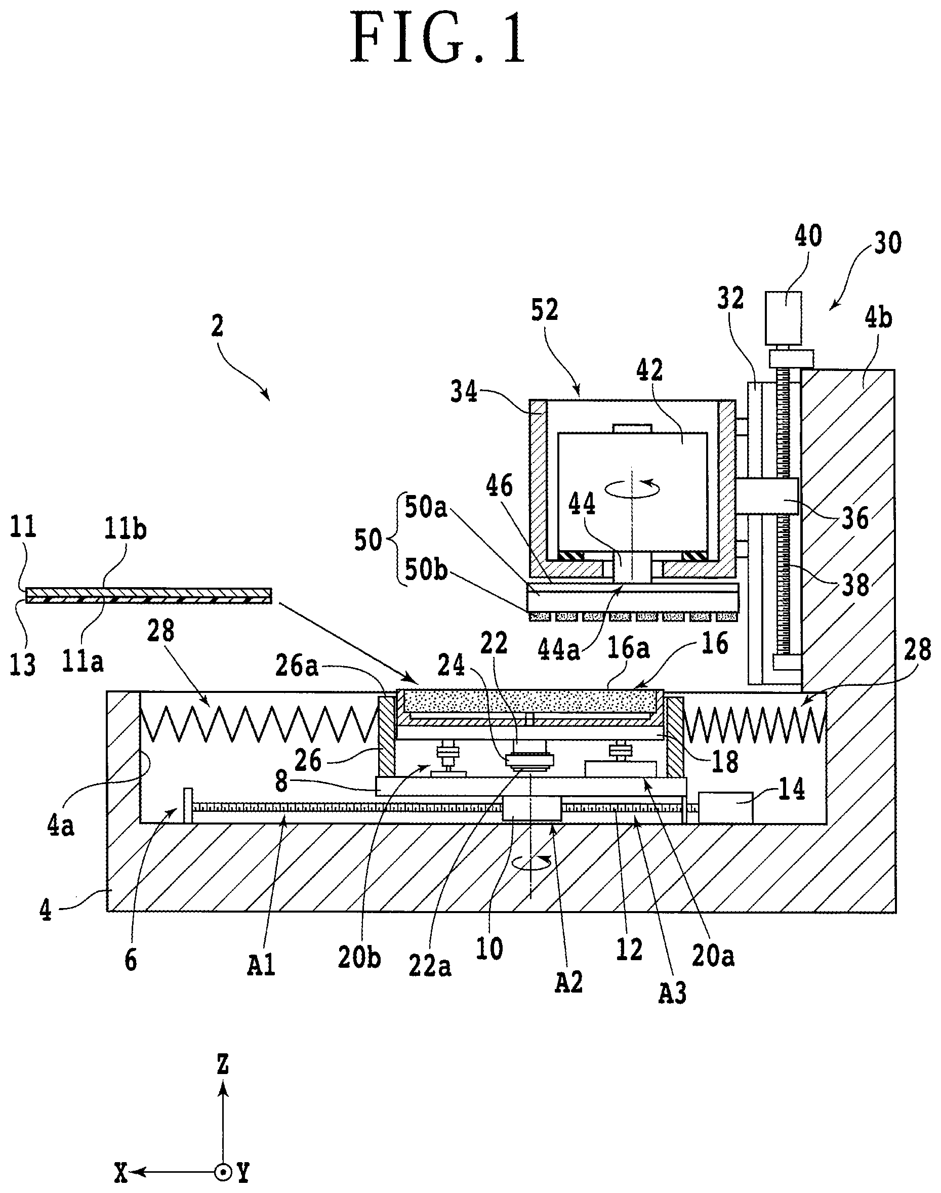 Patent US12304025 Figure 1 – Jig for mounting and dismounting processing tool