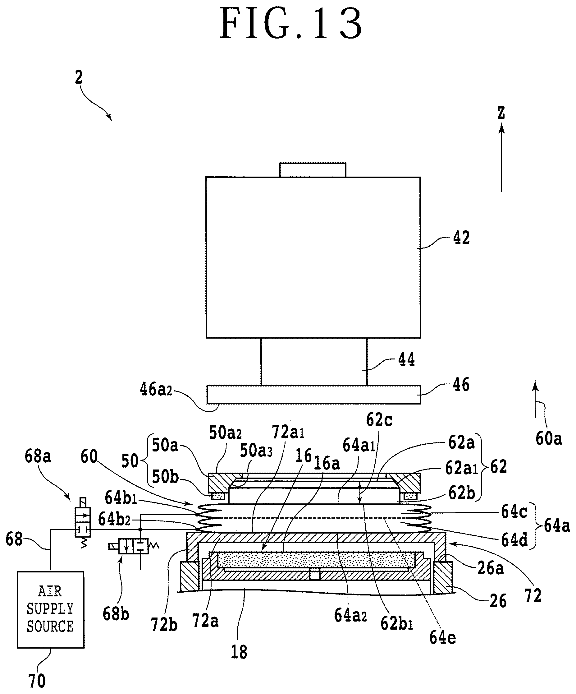 Patent US12304025 Figure 13 – Jig for mounting and dismounting processing tool