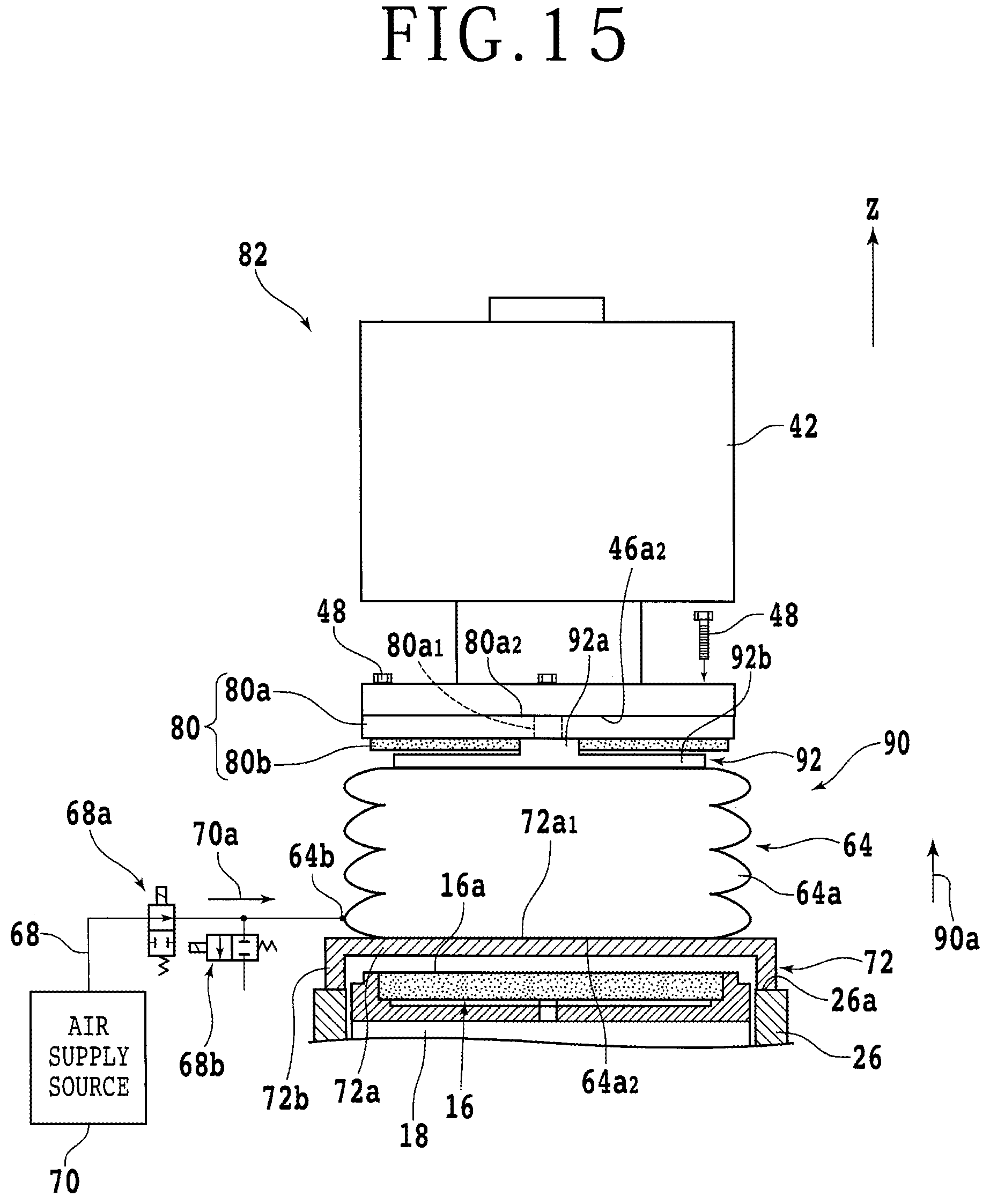 Patent US12304025 Figure 15 – Jig for mounting and dismounting processing tool