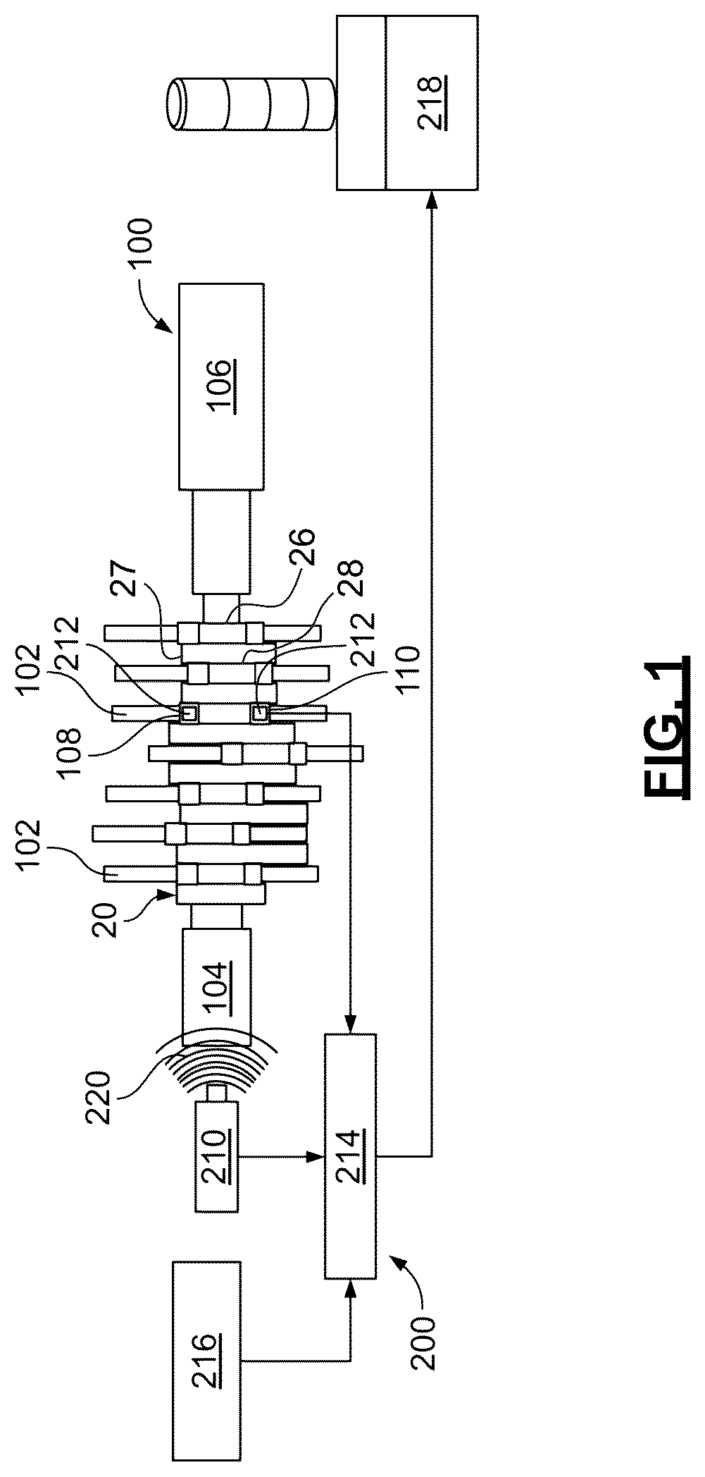 Patent US12304026 Figure 1 – Systems and methods for detecting contact during a process