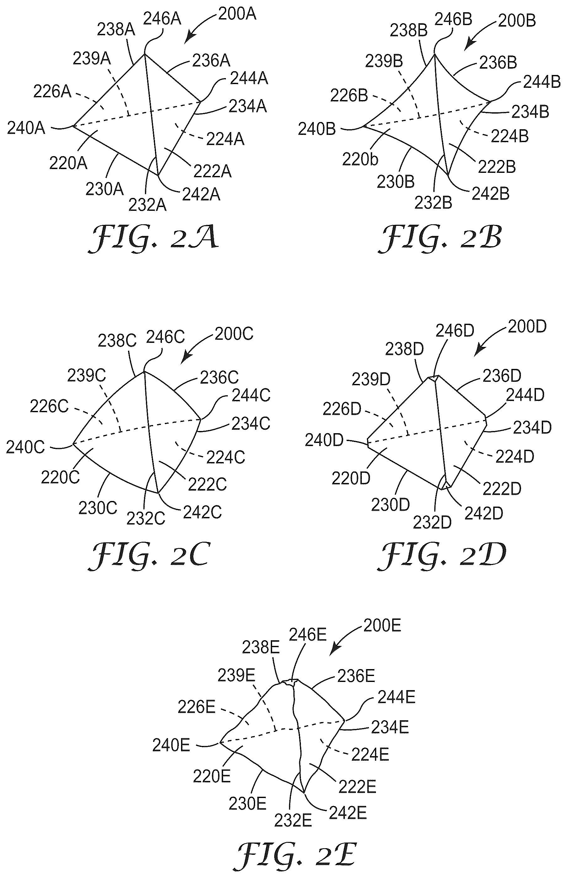 Patent US12304028 Figure 2 – Abrasive article with microparticle-coated abrasive grains