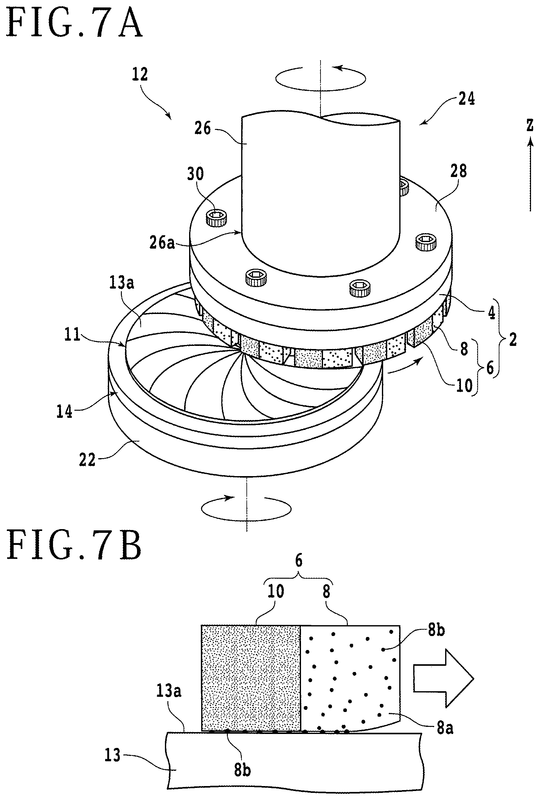 Patent US12304029 Figure 7 – Grinding wheel