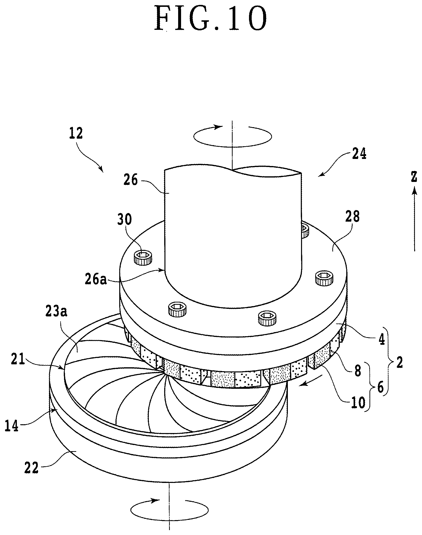 Patent US12304029 Figure 10 – Grinding wheel