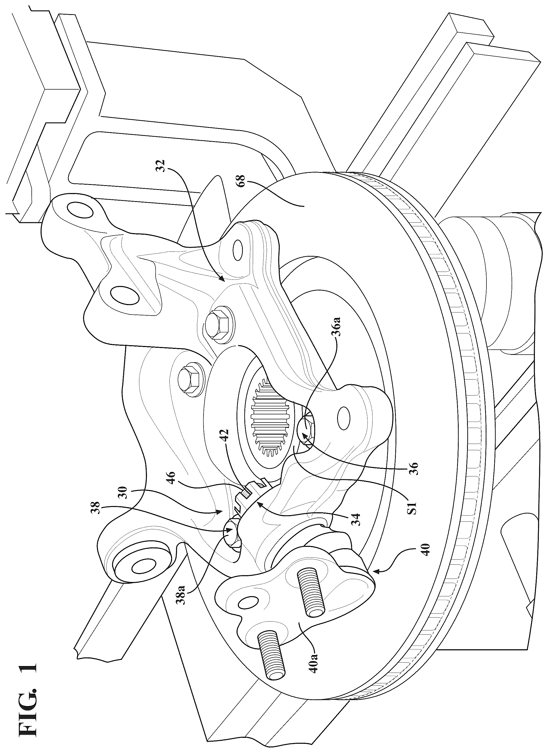 Patent US12304031 — Crimping mechanism for locking pins — Figure 1