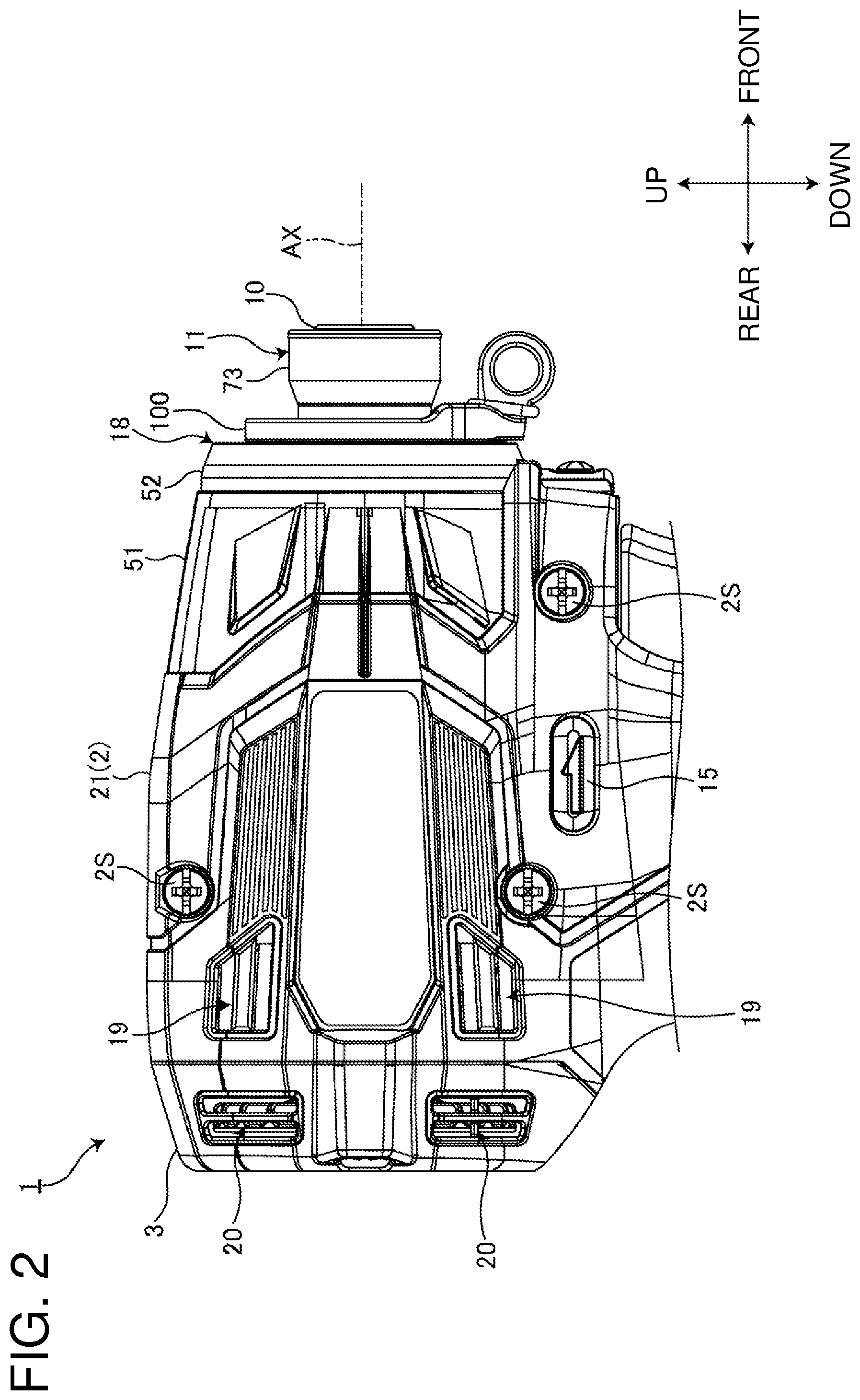 Patent US12304032 Figure 2 – Impact tool