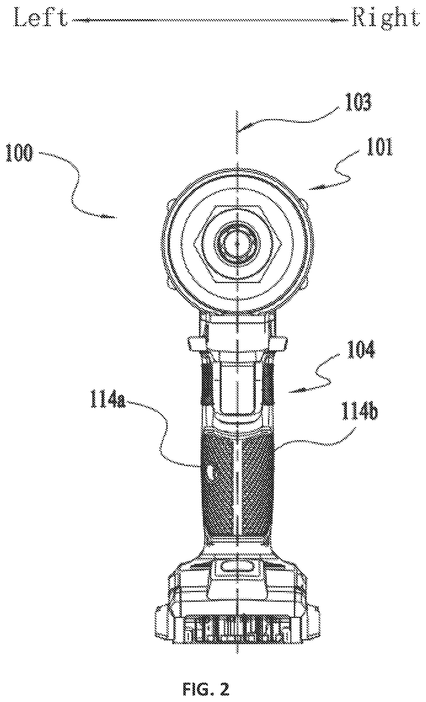 Patent US12304033 Figure 2 – Handheld power tool