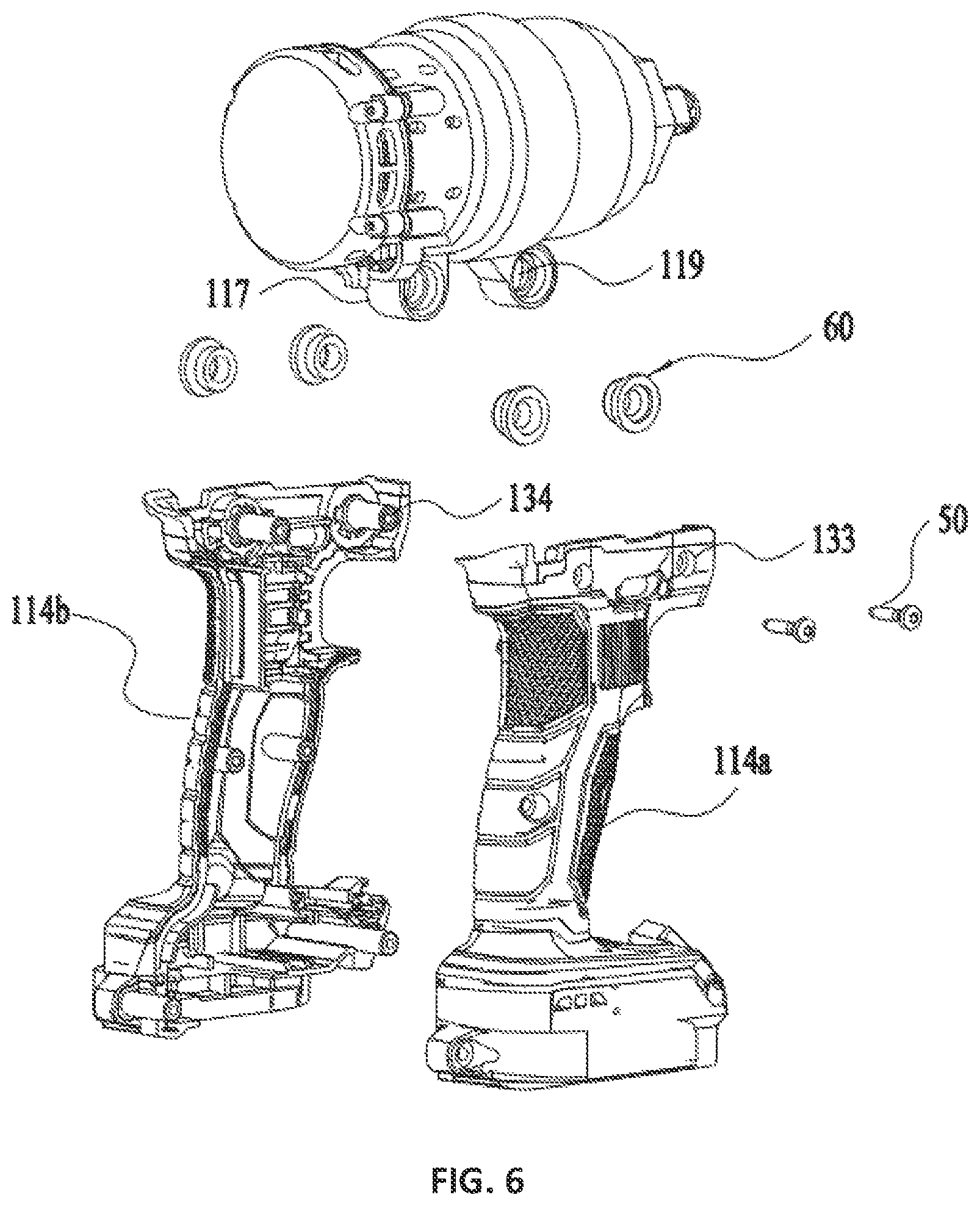 Patent US12304033 Figure 6 – Handheld power tool