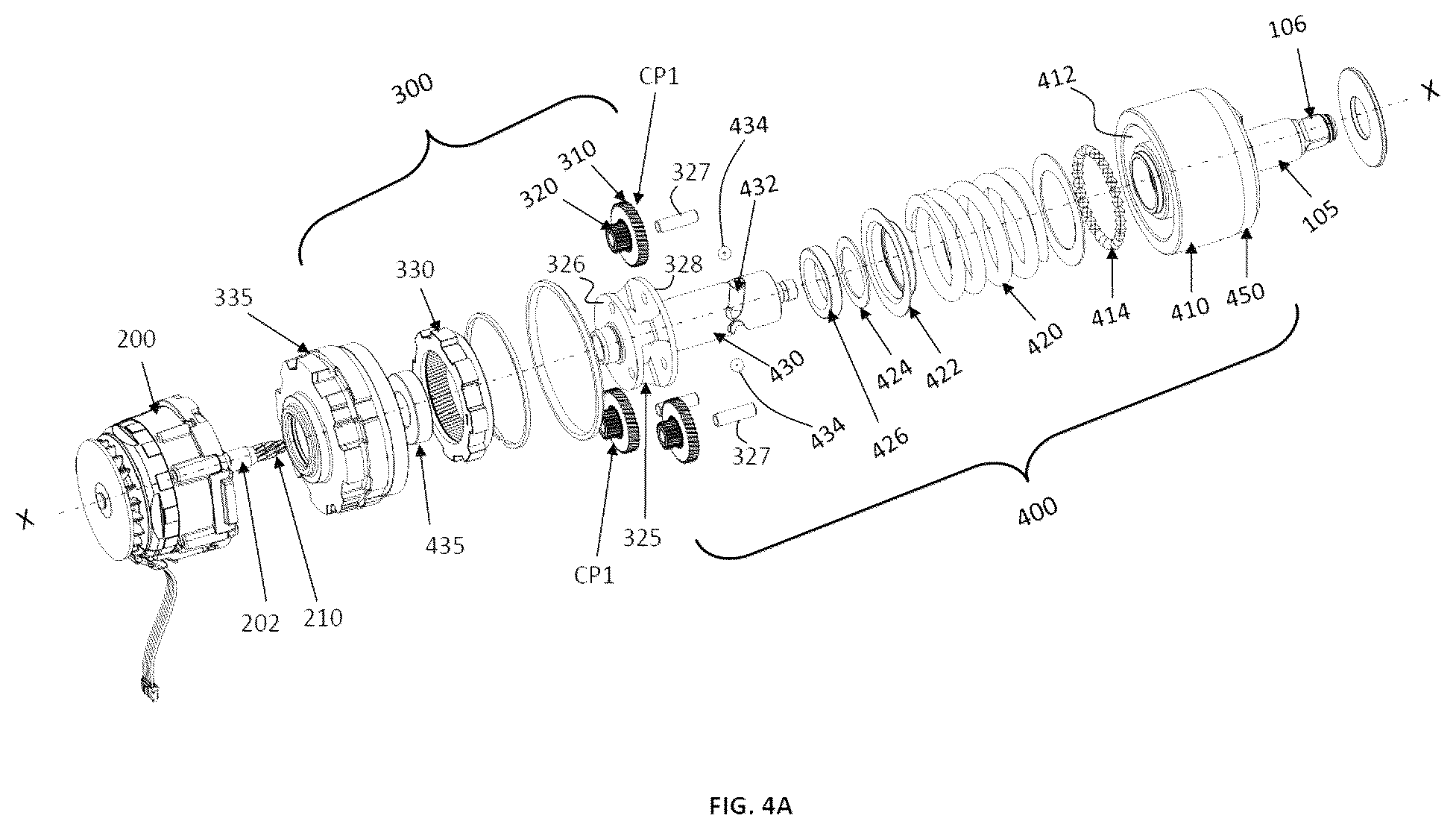 Patent US12304035 Figure 4 – Power tool