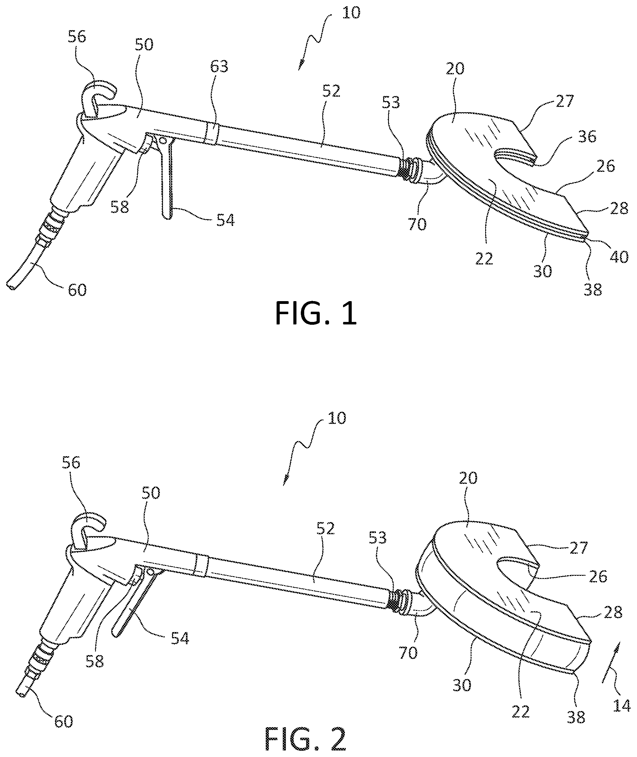 Patent US12304039 Figure 1 – Axle removal tool and method