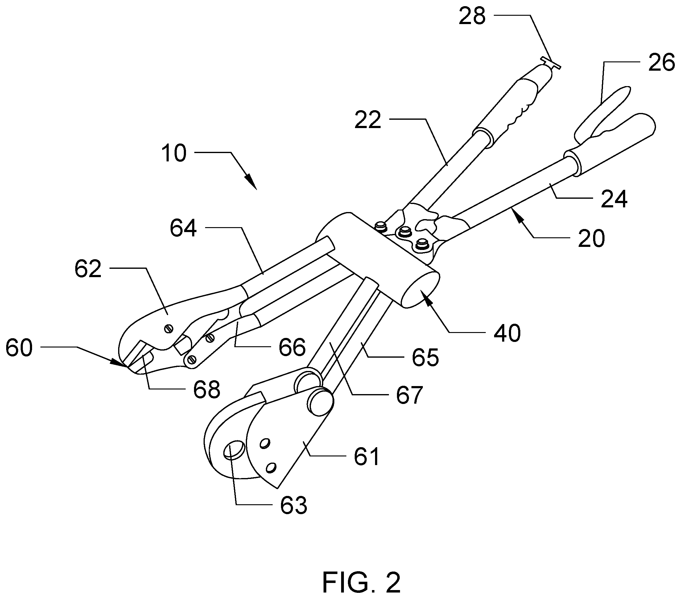 Patent US12304040 Figure 2 – Press to fit pipe connector tool