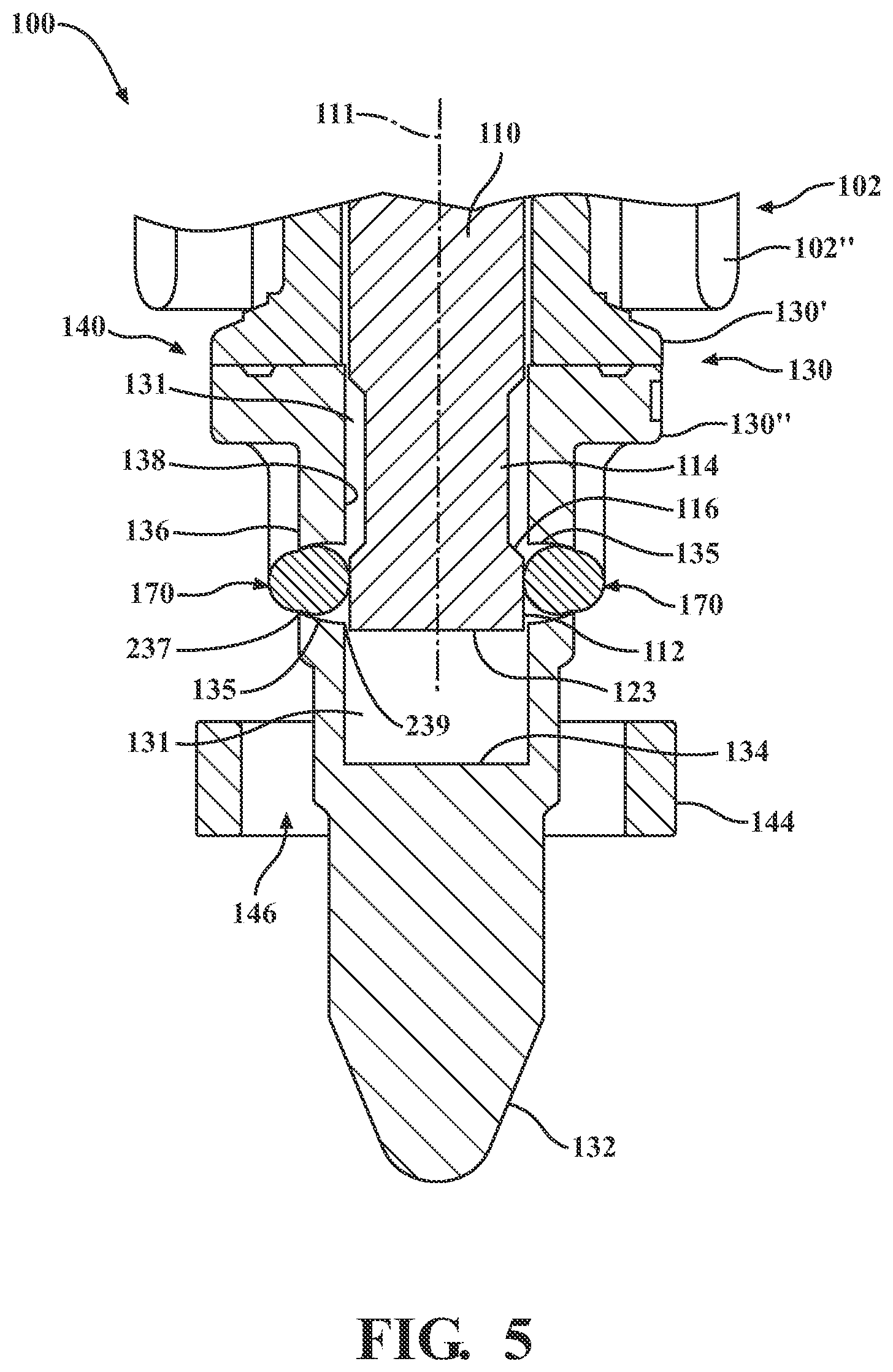 Patent US12304041 Figure 5 – Retainer installation tool