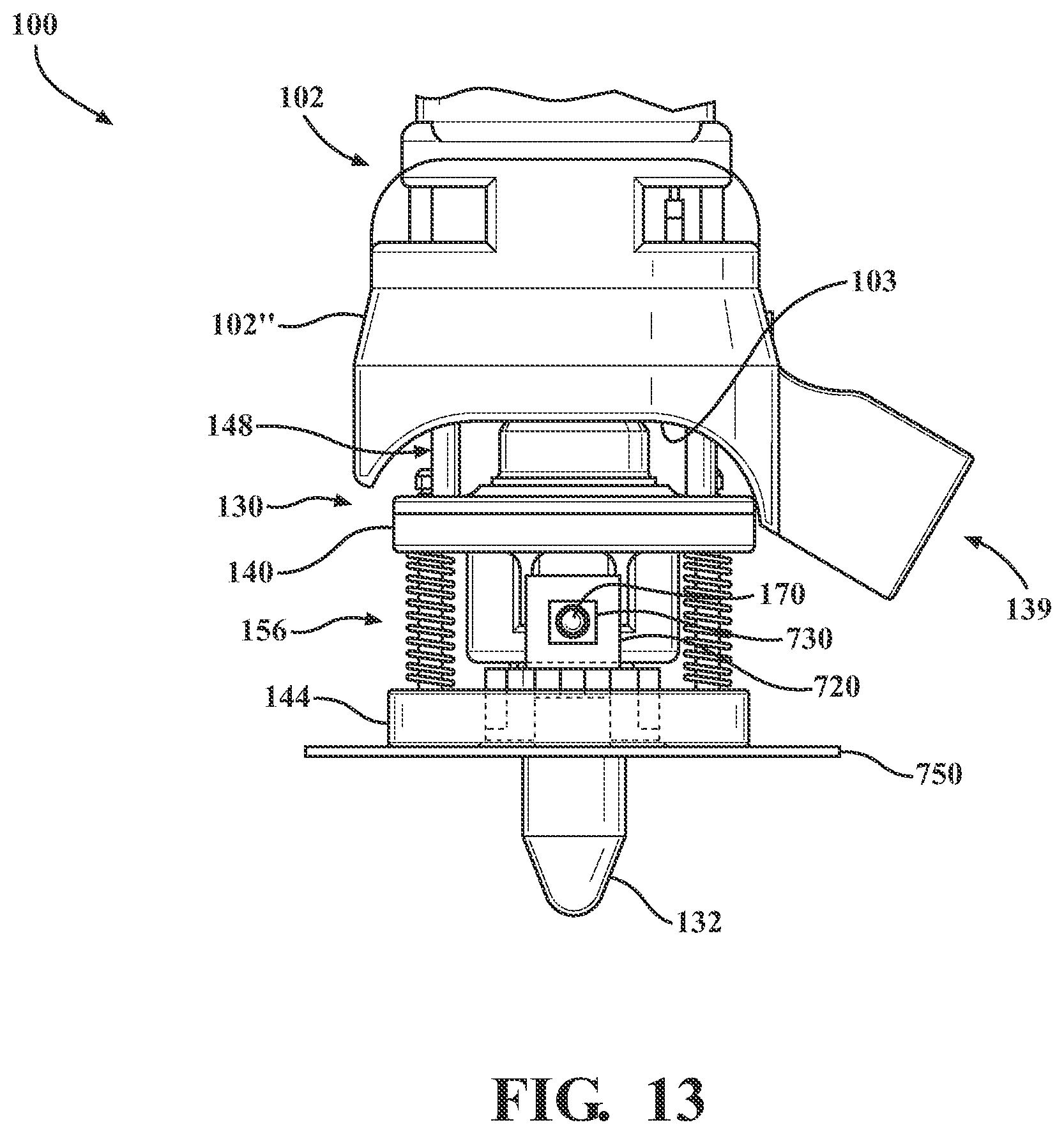 Patent US12304041 Figure 11 – Retainer installation tool