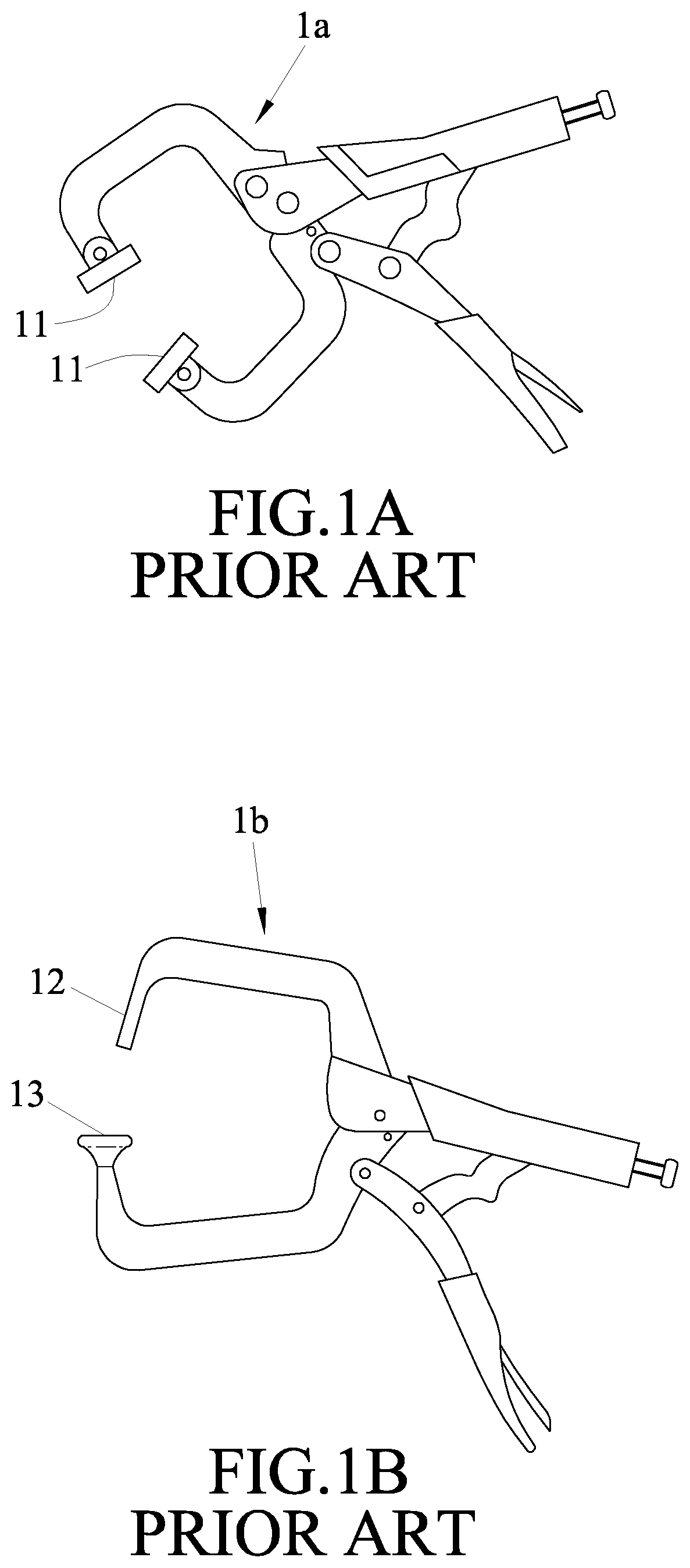 Patent US12304042 — Locking pliers — Figure 1