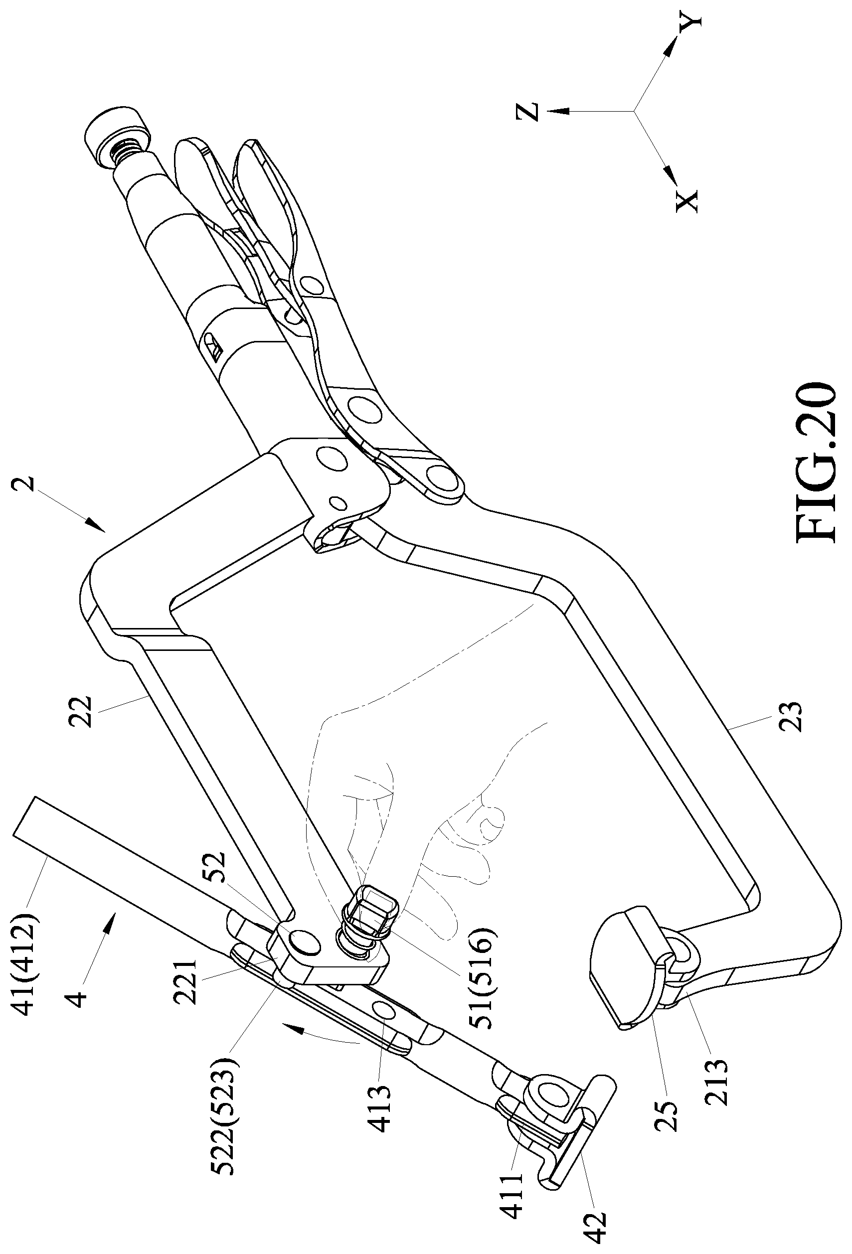 Patent US12304042 Figure 20 – Locking pliers
